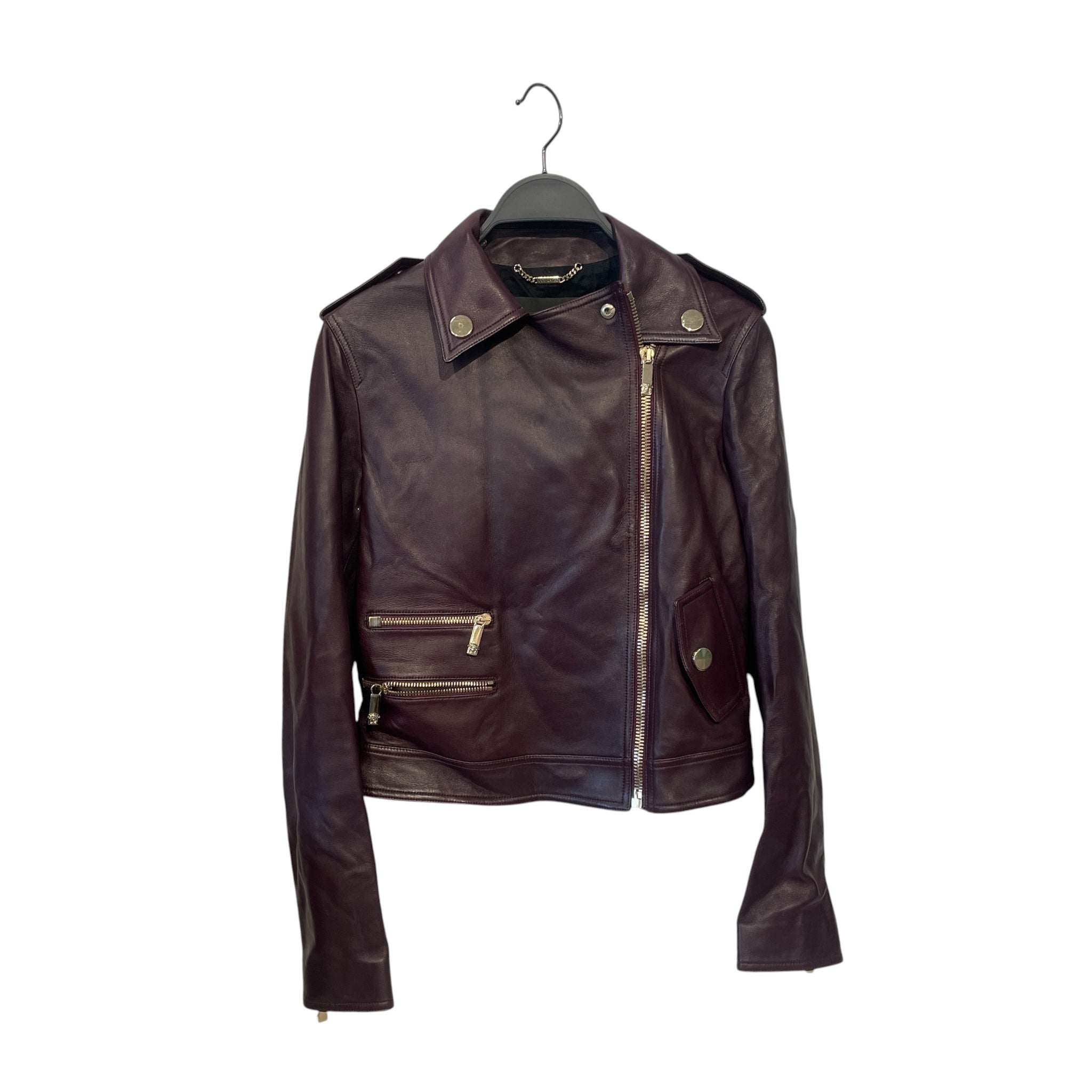 VERSACE/Leather Jkt/40/Leather/PPL/MOTO view 1