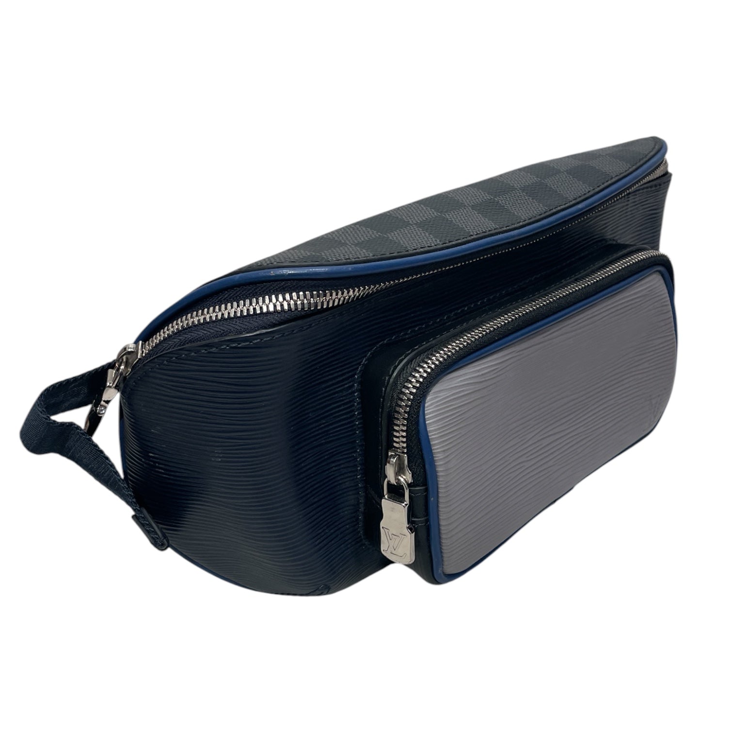 LOUIS VUITTON/Fanny Pack/Leather/NVY/EPI DAMIER GRAPHITE BUMBAG view 1