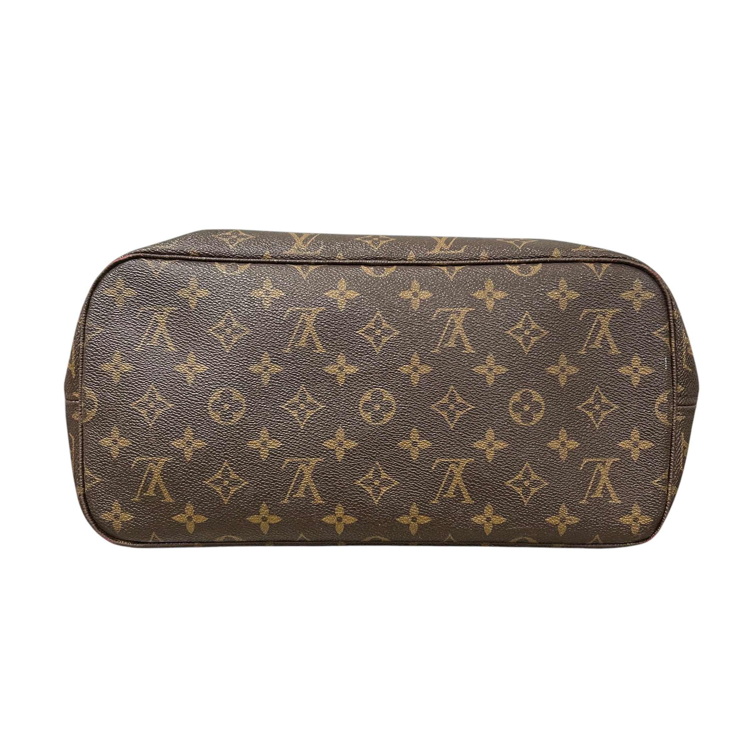 LOUIS VUITTON/Tote Bag/Monogram/Leather/BRW/Neverfull pouch view 5