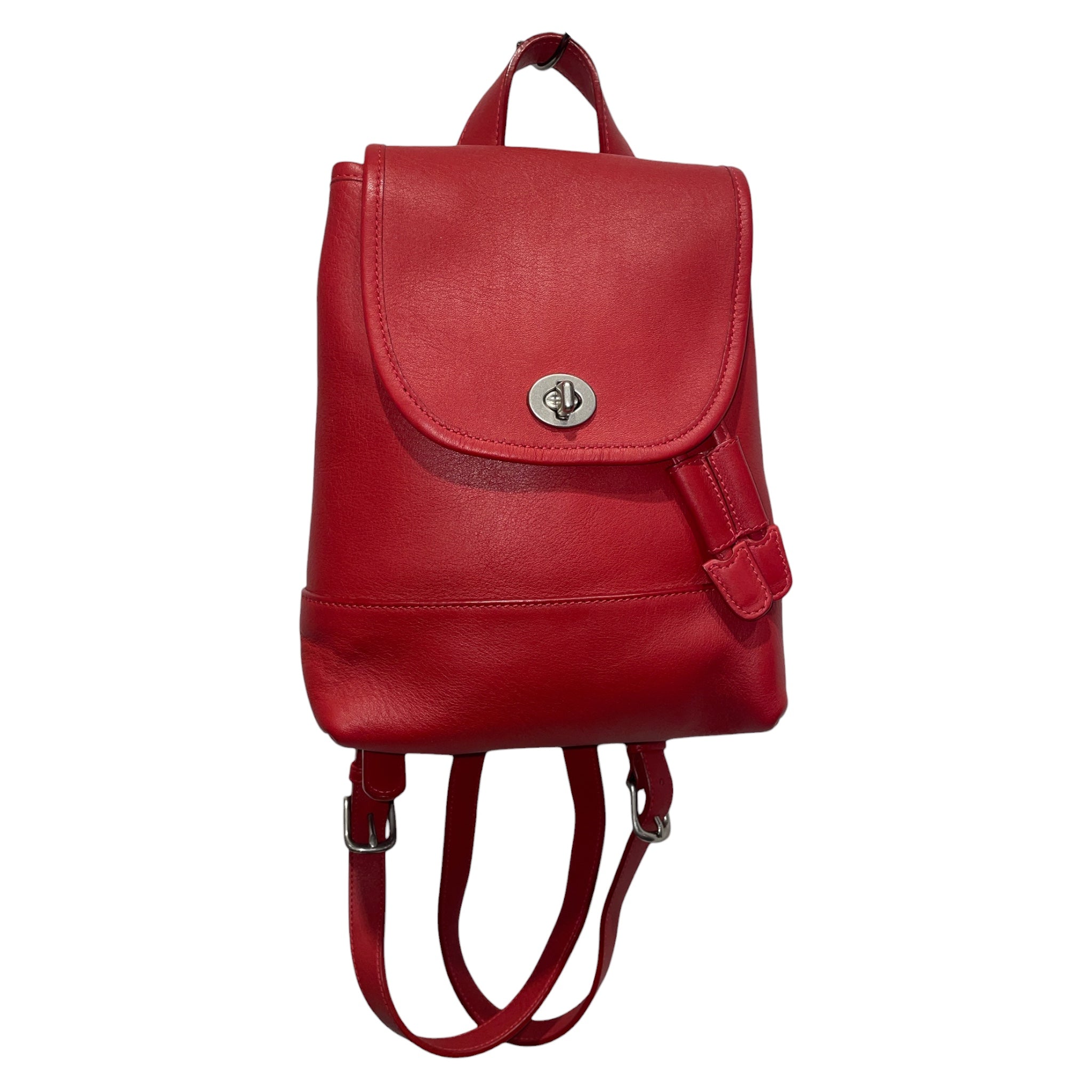 COACH/Backpack/Leather/RED/J0663-F09960 Turnlock view 1