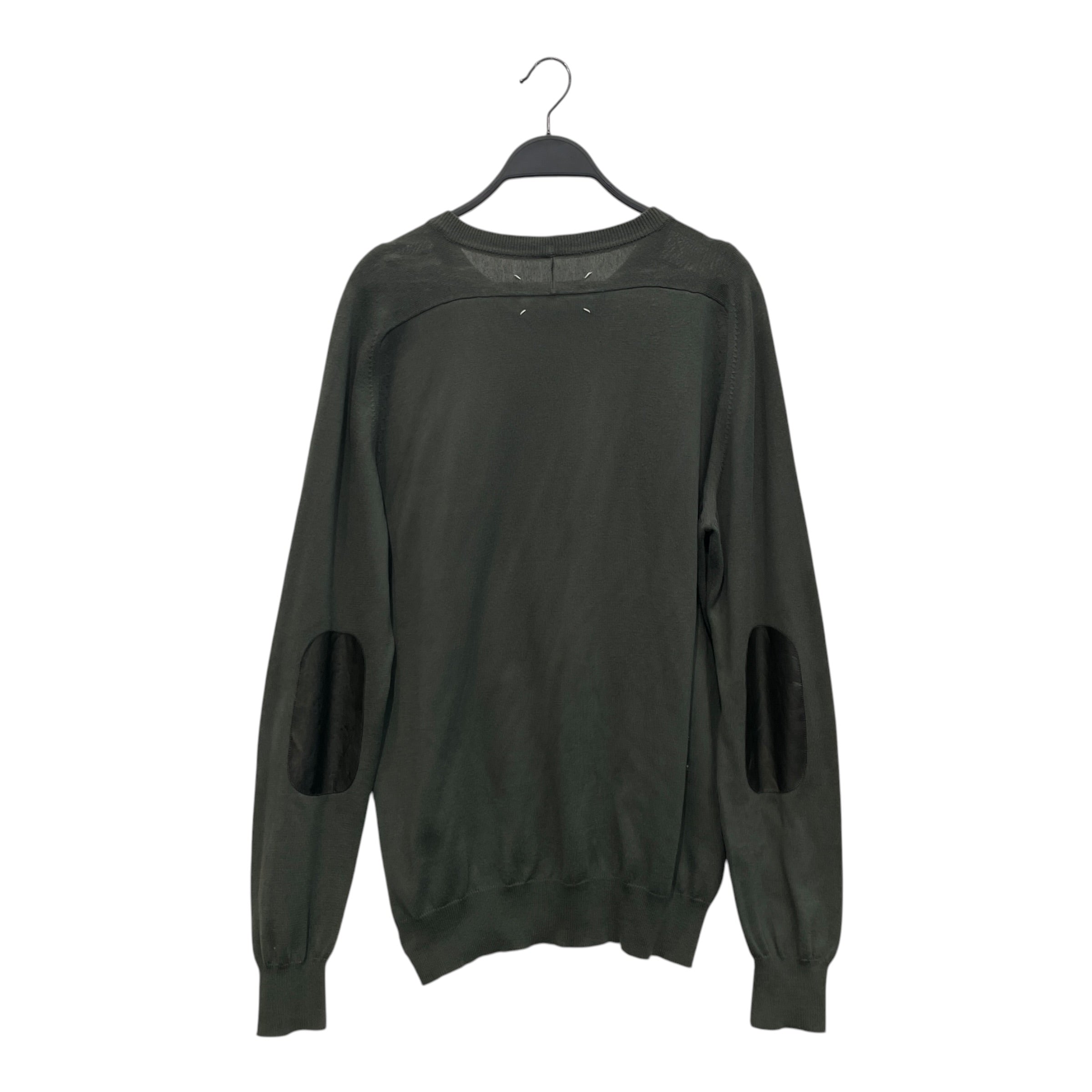 Maison Margiela/LS T-Shirt/M/Cotton/GRN/BOWN ELBOW PAD LS T view 2