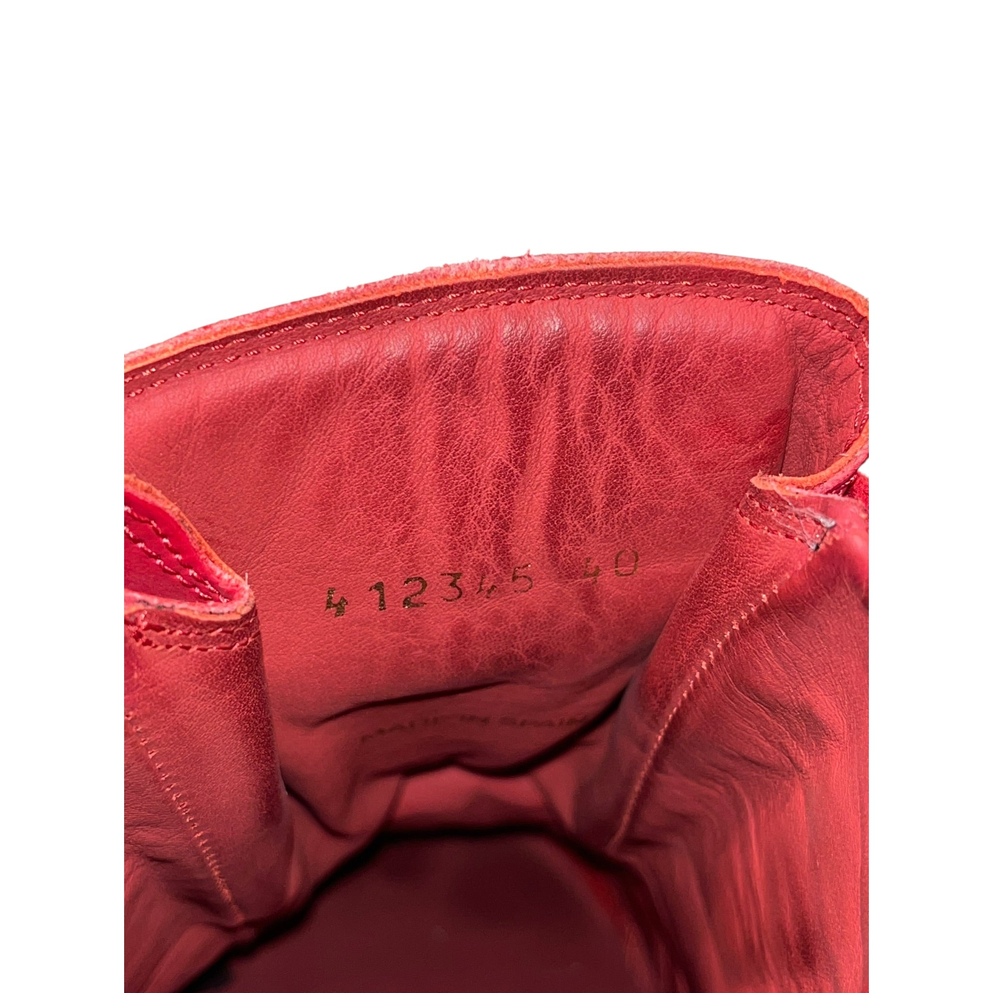 BALENCIAGA/Hi-Sneakers/US 8.5/Leather/RED/ARENA view 8