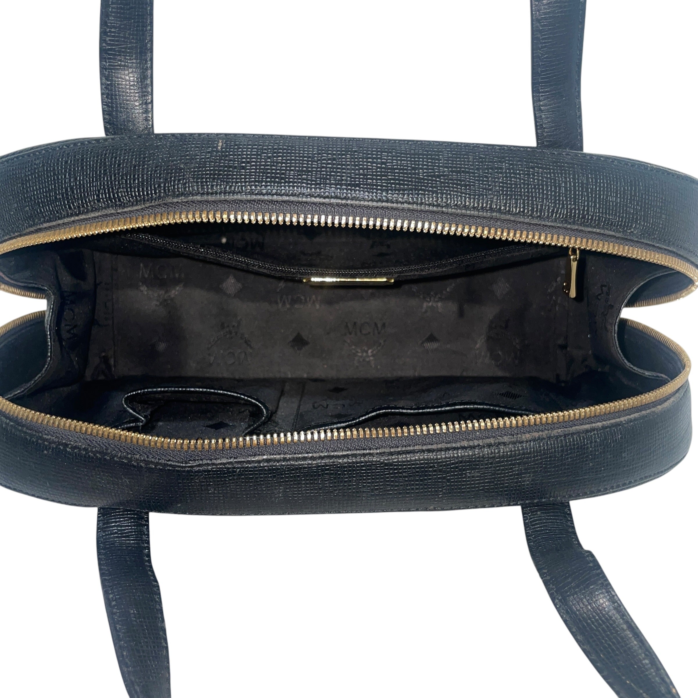 MCM/Hand Bag/Leather/BLK/ view 4