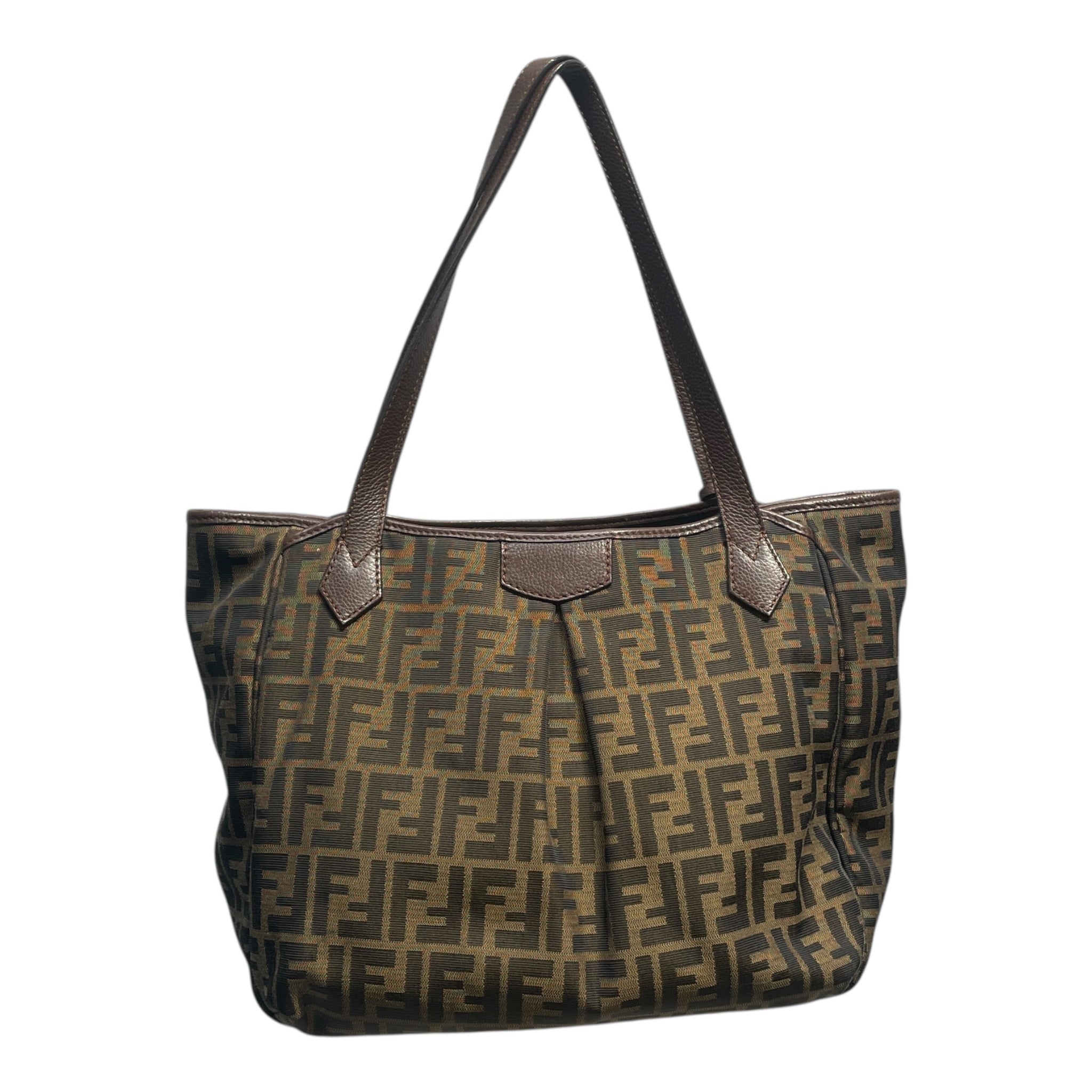FENDI/Tote Bag/L/Monogram/Cotton/BRW/ view 1
