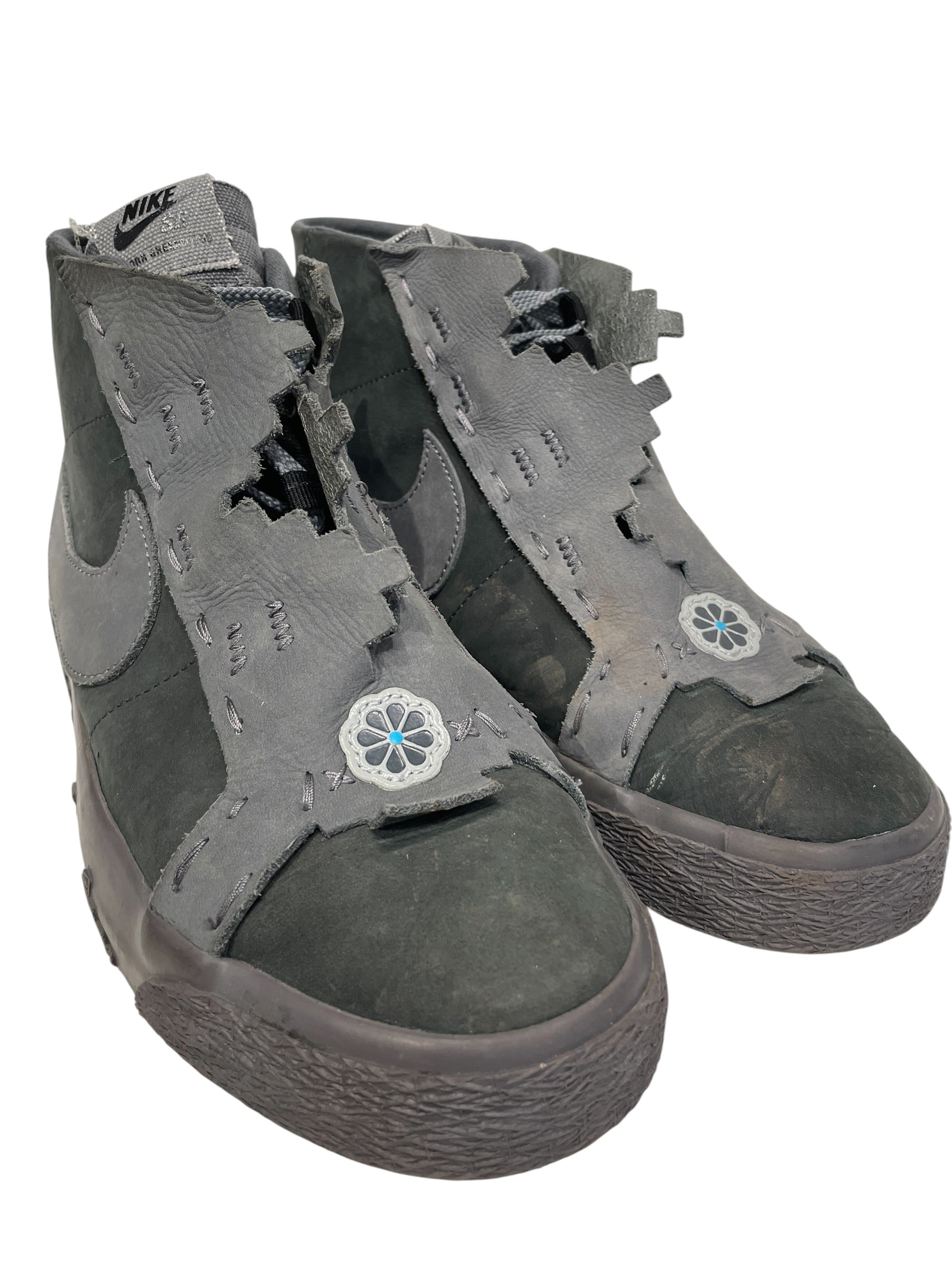 NIKE/Hi-Sneakers/US 11/Suede/GRY/NIKE SB ZOOM BLAZER MID view 2