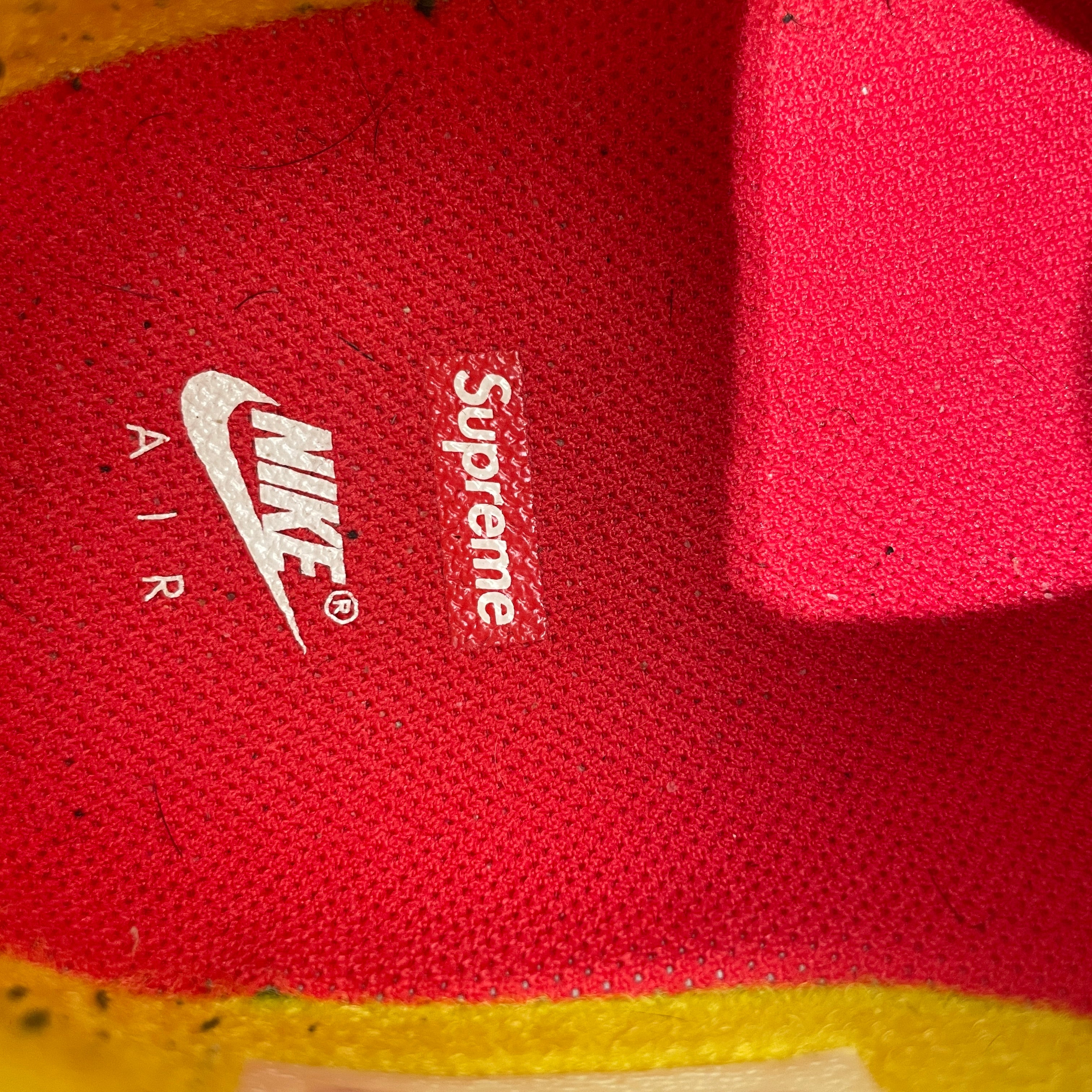 NIKE/Supreme/Low-Sneakers/US 11/Leather/YEL/air max 1 87 sp view 3