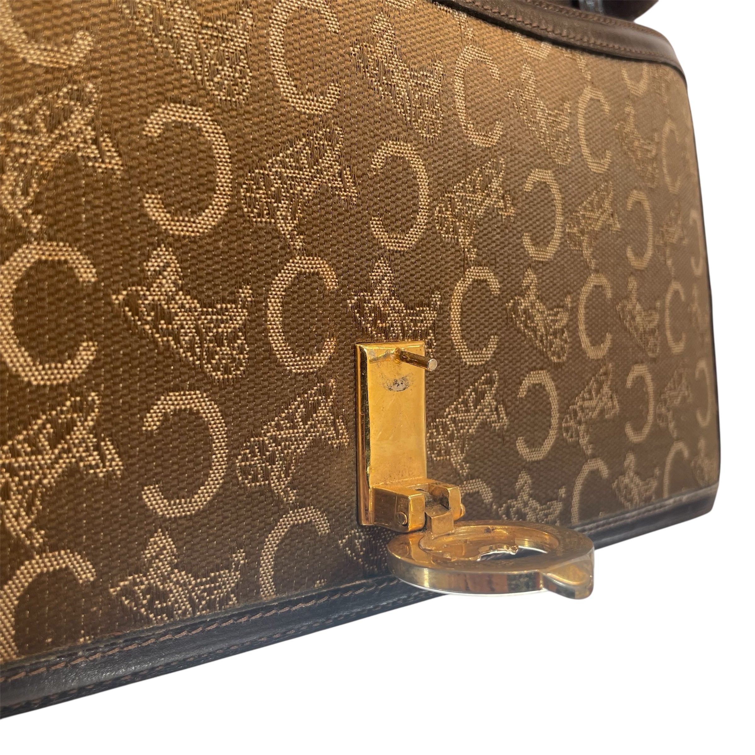 CELINE/Hand Bag/Monogram/IVR/macadam canvas view 8