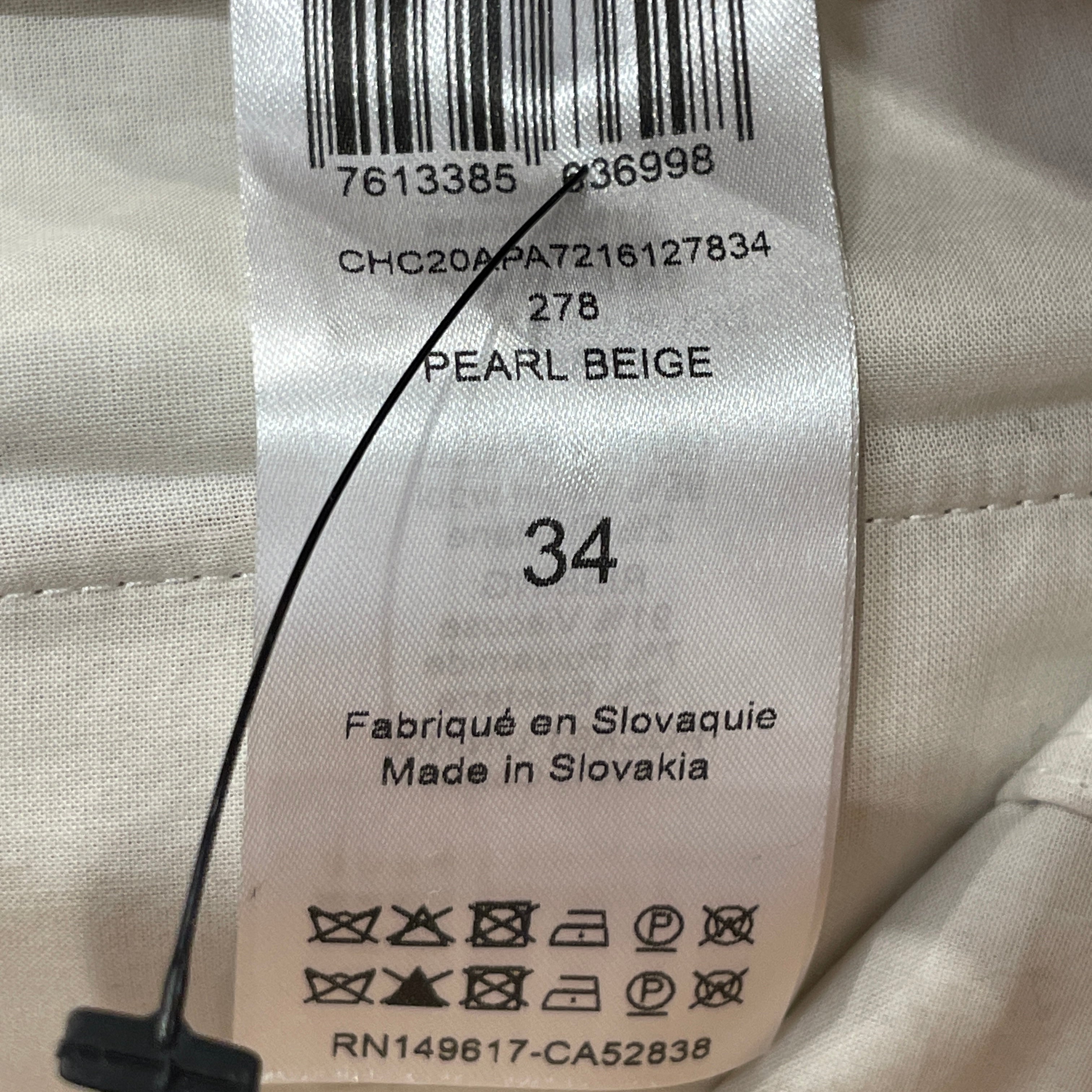 Chloe/Skinny Pants/34/Wool/BEG/SINGLE POCKET CARGO PANT view 3