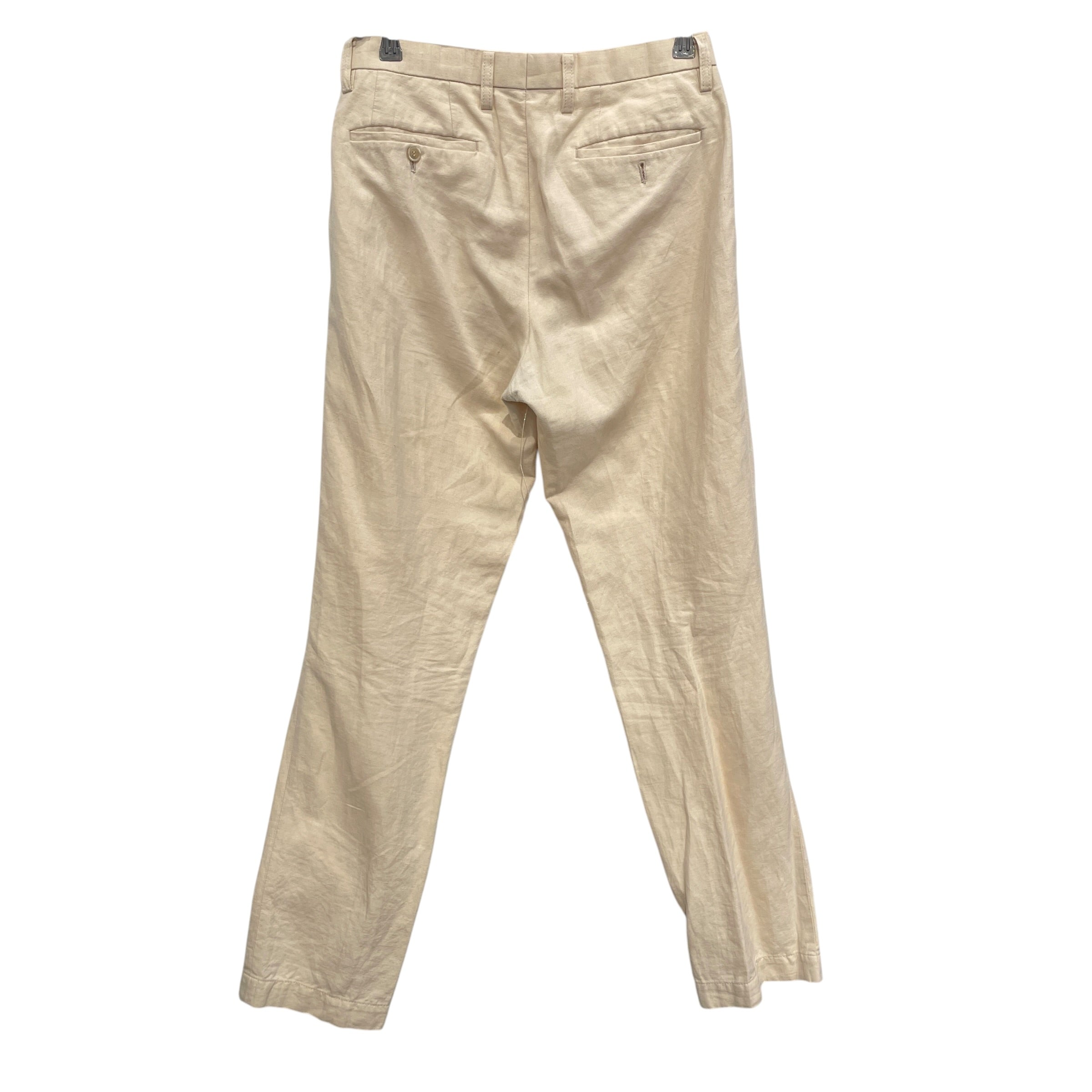 ISSEY MIYAKE/Pants/1/Cotton/CRM/LINEN SLACKS view 2