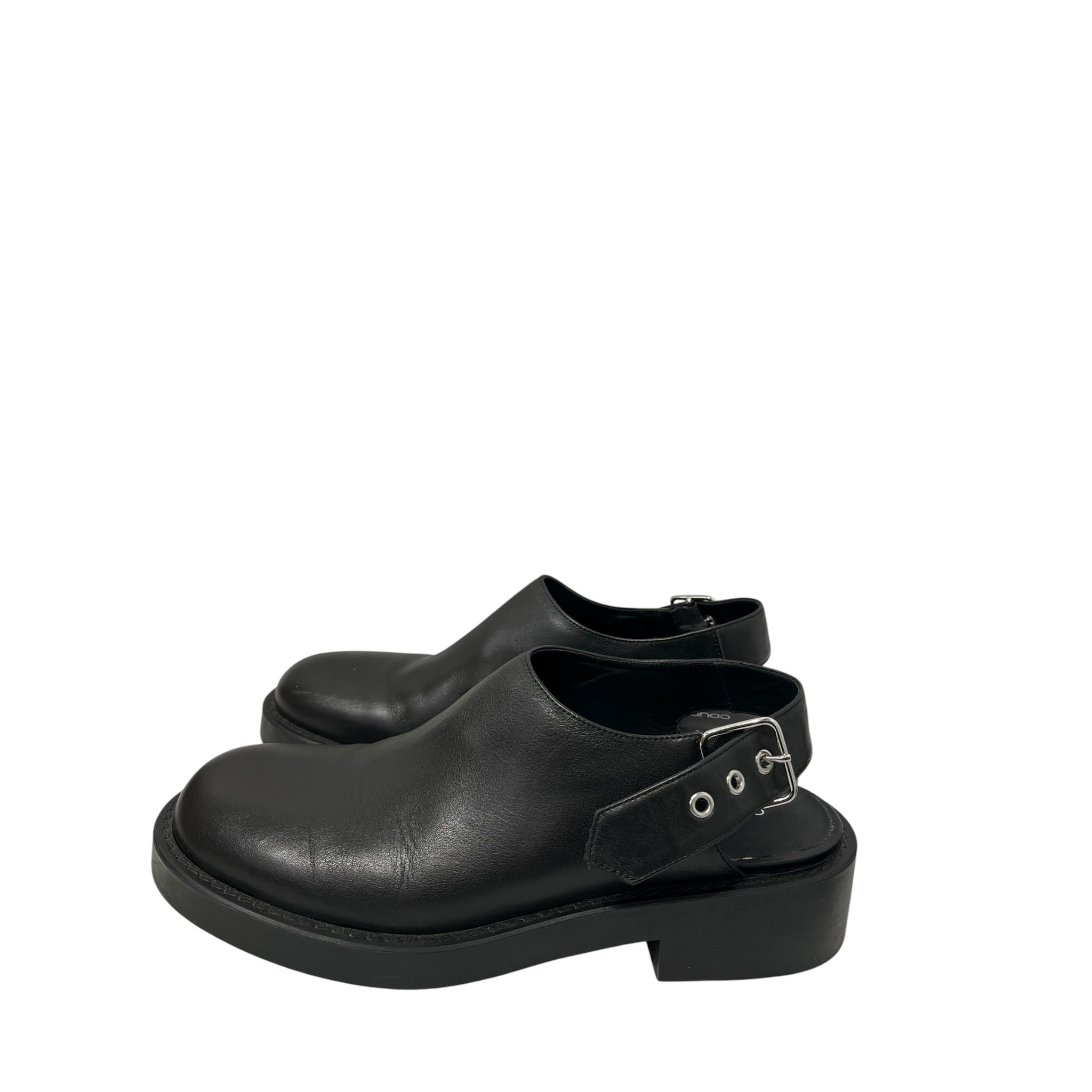 Courreges/Loafers/EU 44/Leather/BLK/GOGO CLOGS view 3