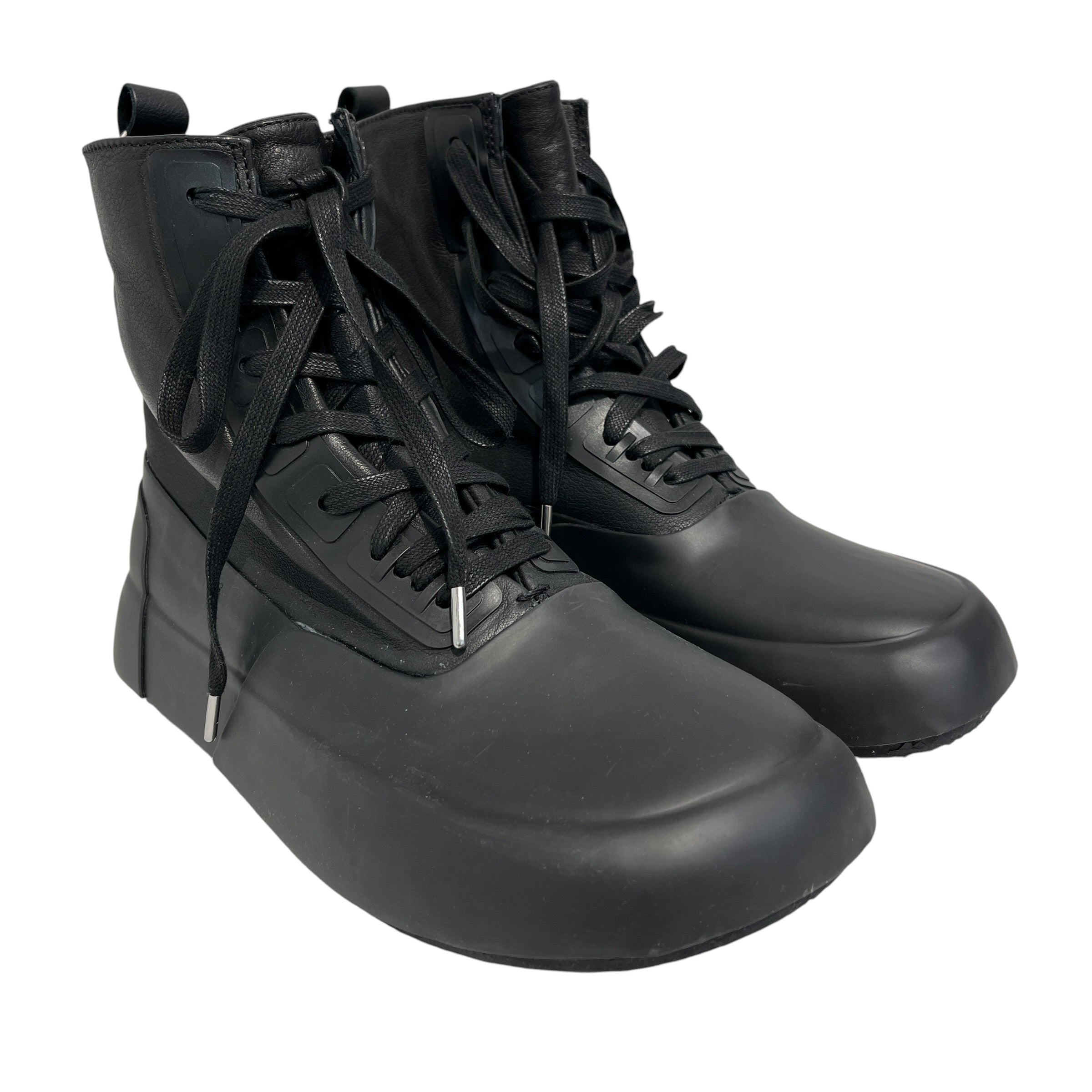 AMBUSH/Hi-Sneakers/EU 44/Leather/BLK/rubberized toe view 1
