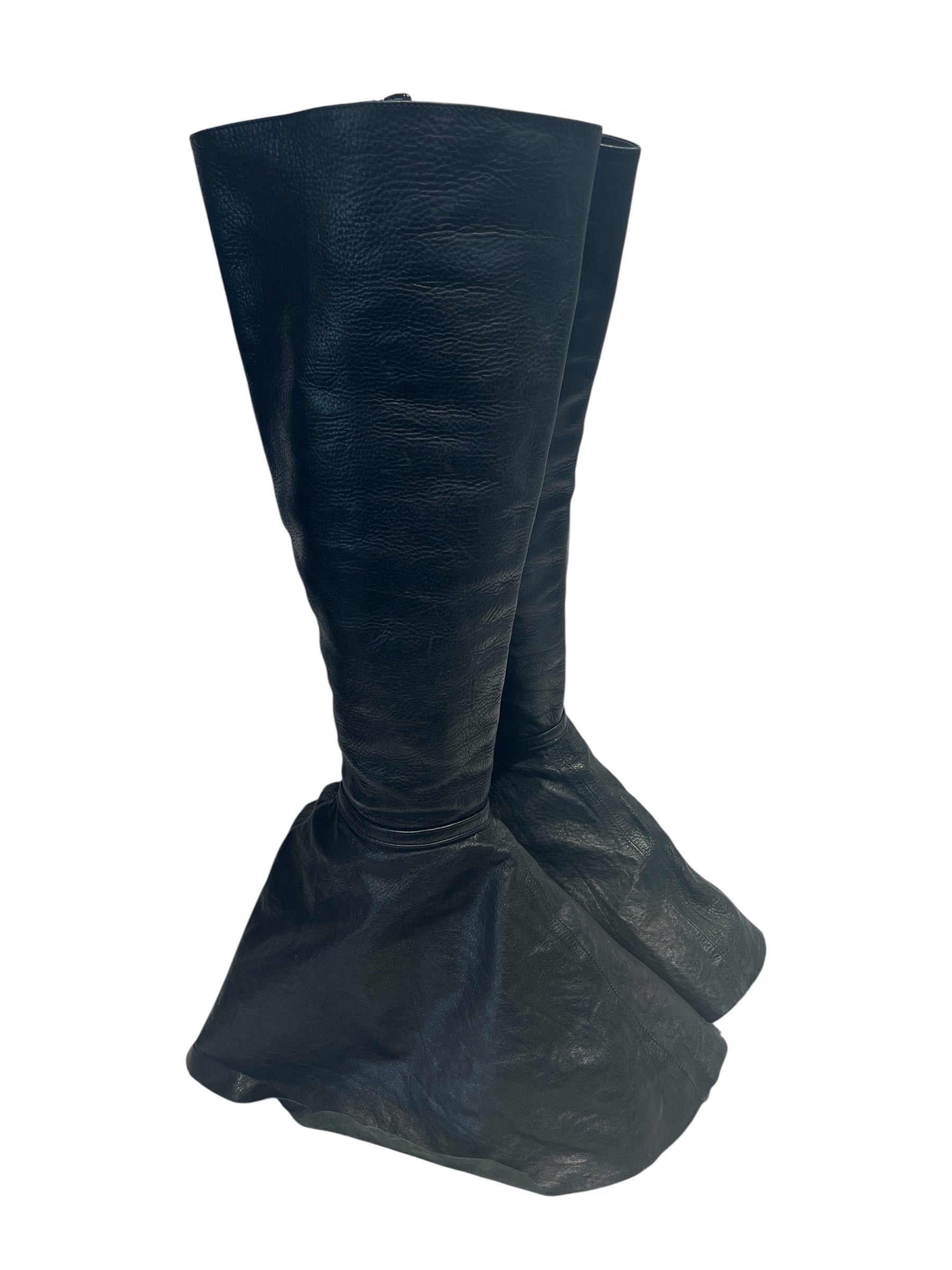 Rick Owens/Boots/US 6/Leather/BLK/WEDGE CAPE BOOT LONG view 1