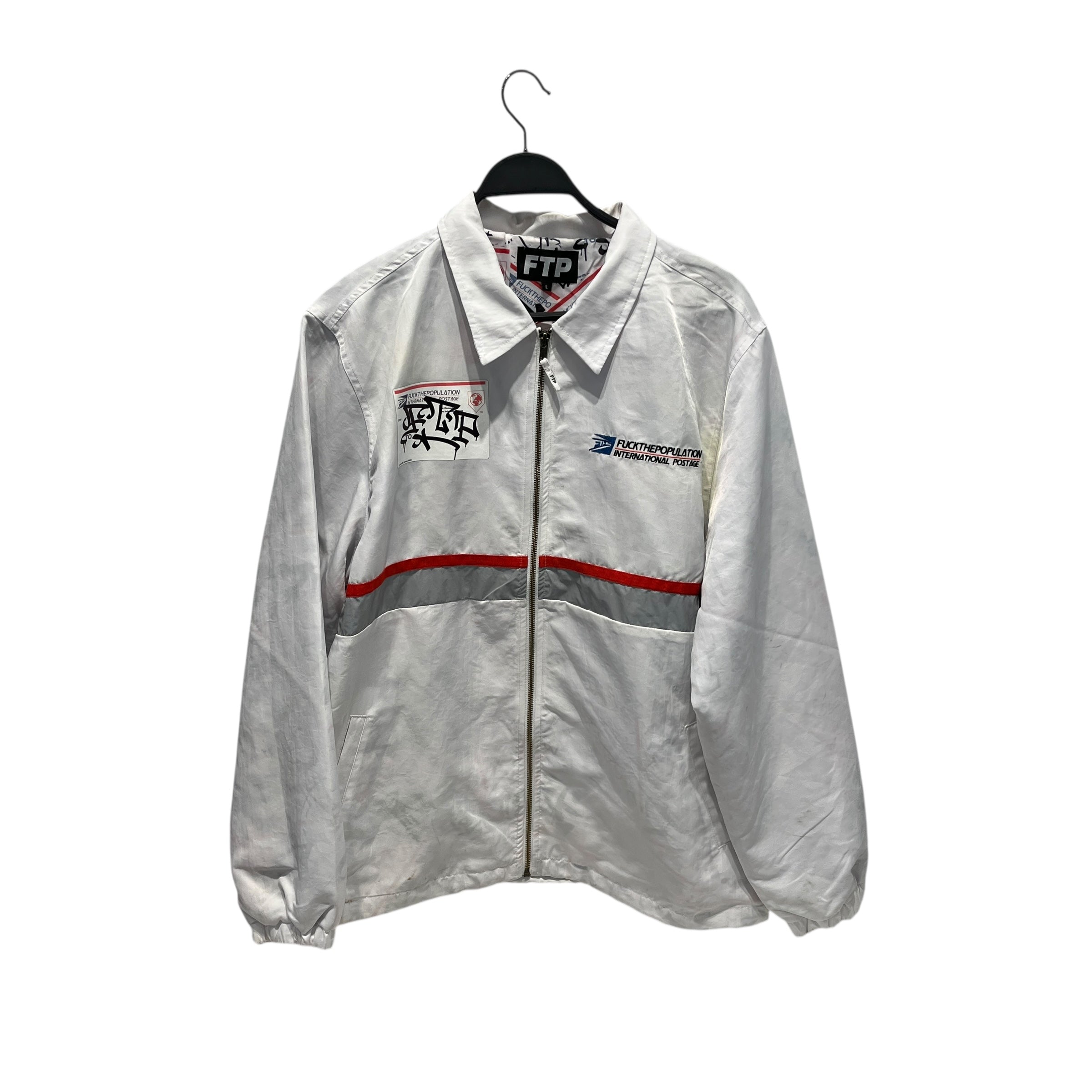FTP/Jacket/L/Nylon/WHT/USPS WORK JKT view 1