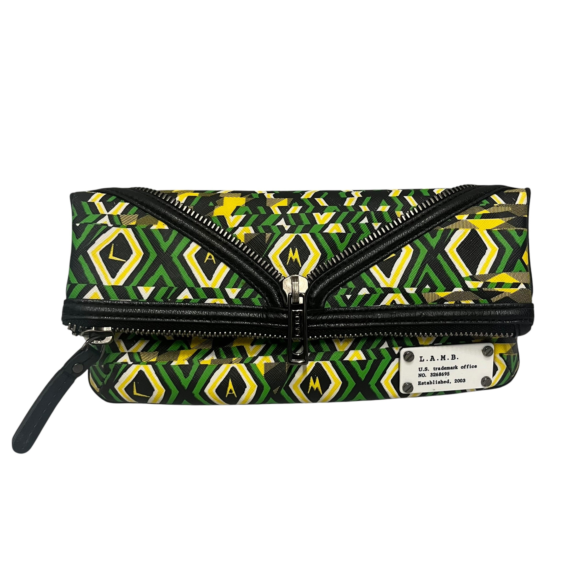 L.A.M.B./Clutch Bag/All Over Print/Leather/GRN/gwen stefani view 1
