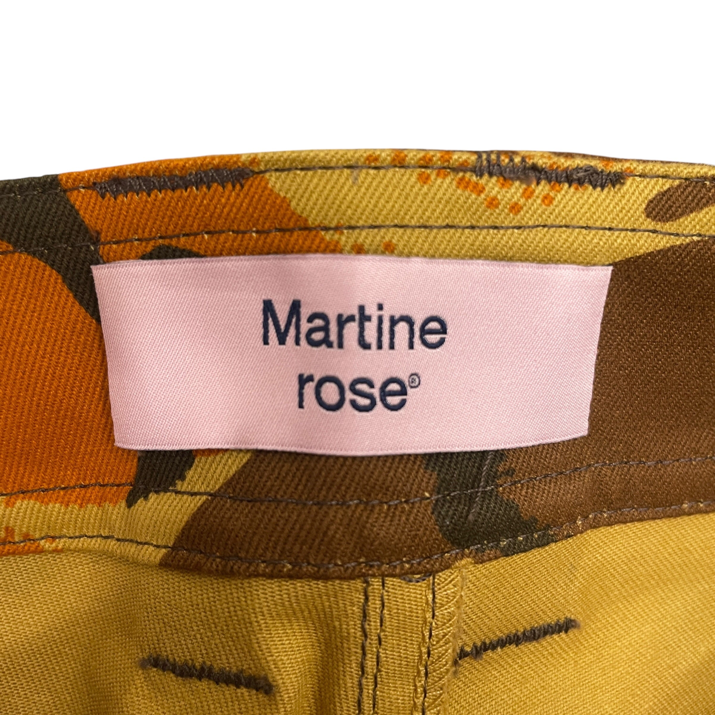 MARTINE ROSE/Shorts/M/Cotton/ORN/Camouflage/CARGO SHORT/LOGO PATCH POCKET view 3