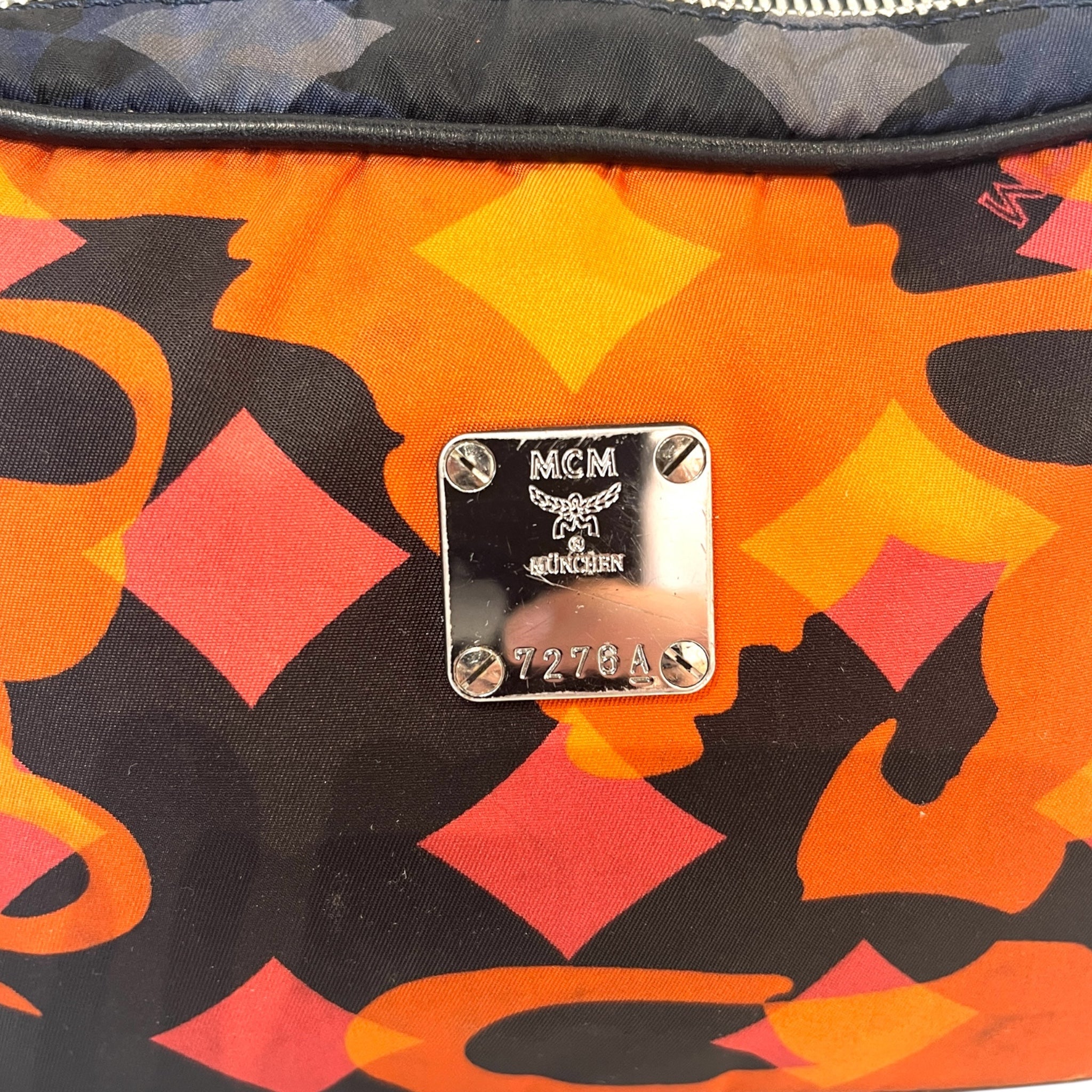 MCM/Cross Body Bag/Camouflage/Nylon/ORN/LION CAMO CROSSBODY BAG view 3