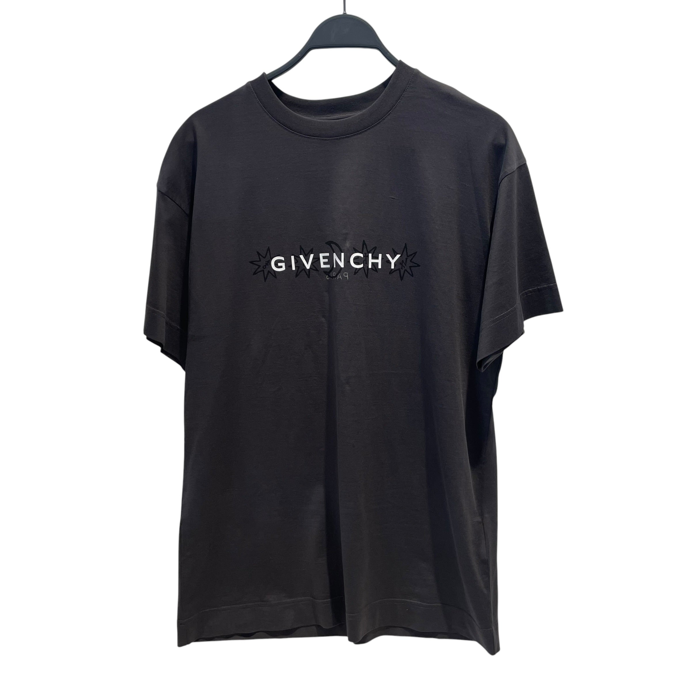 GIVENCHY/T-Shirt/XS/Cotton/GRY/All Over Print/Givenchy Tarot Print Shirt view 1