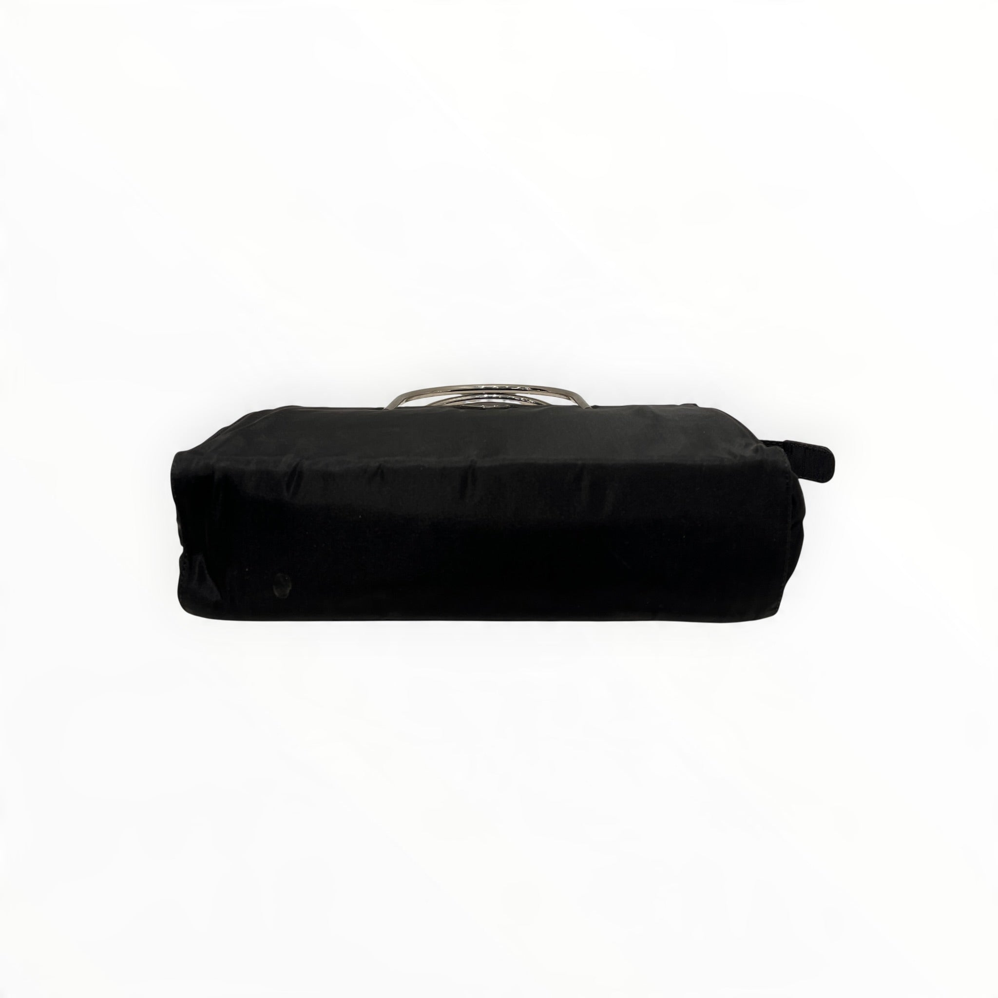 PRADA/Hand Bag/Nylon/BLK/Vintage Tessuto Metal Hand Bag view 3