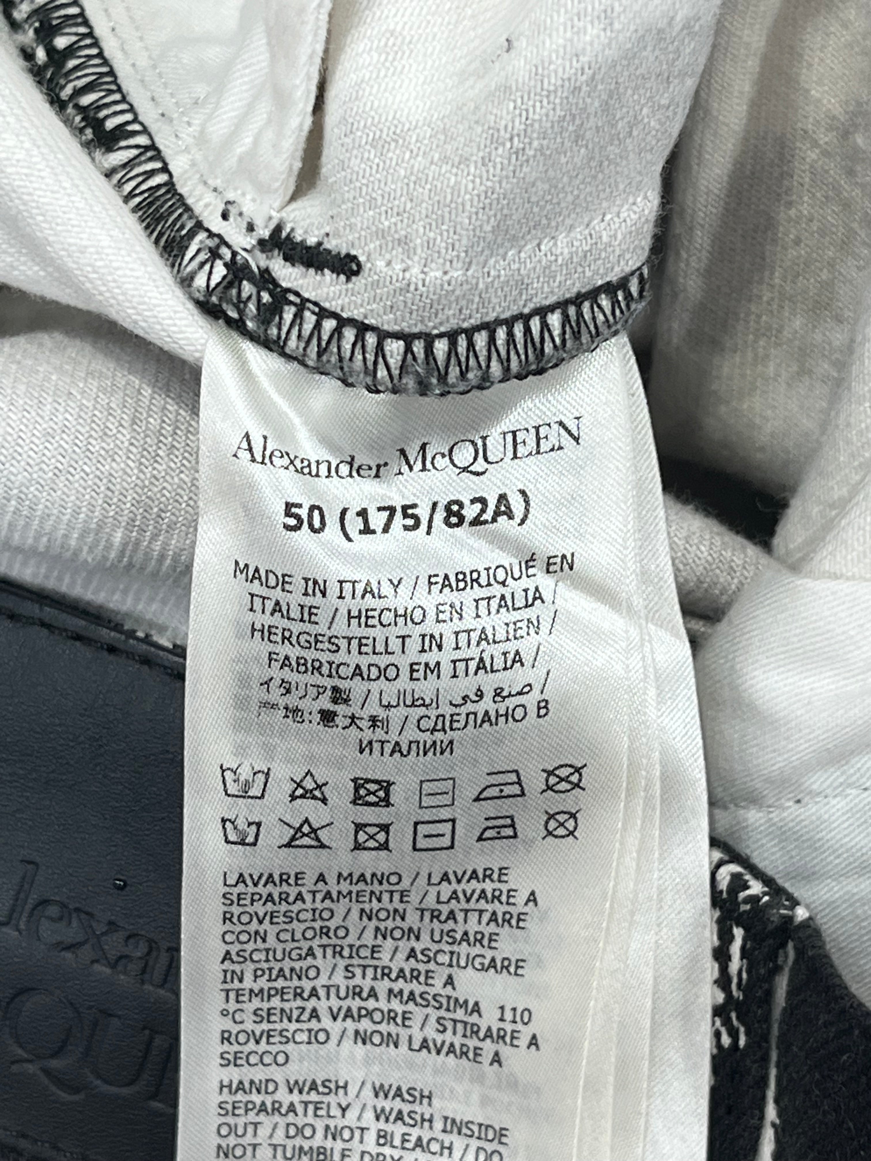 Alexander McQueen/Pants/50/Cotton/BLK/All Over Print/ view 7