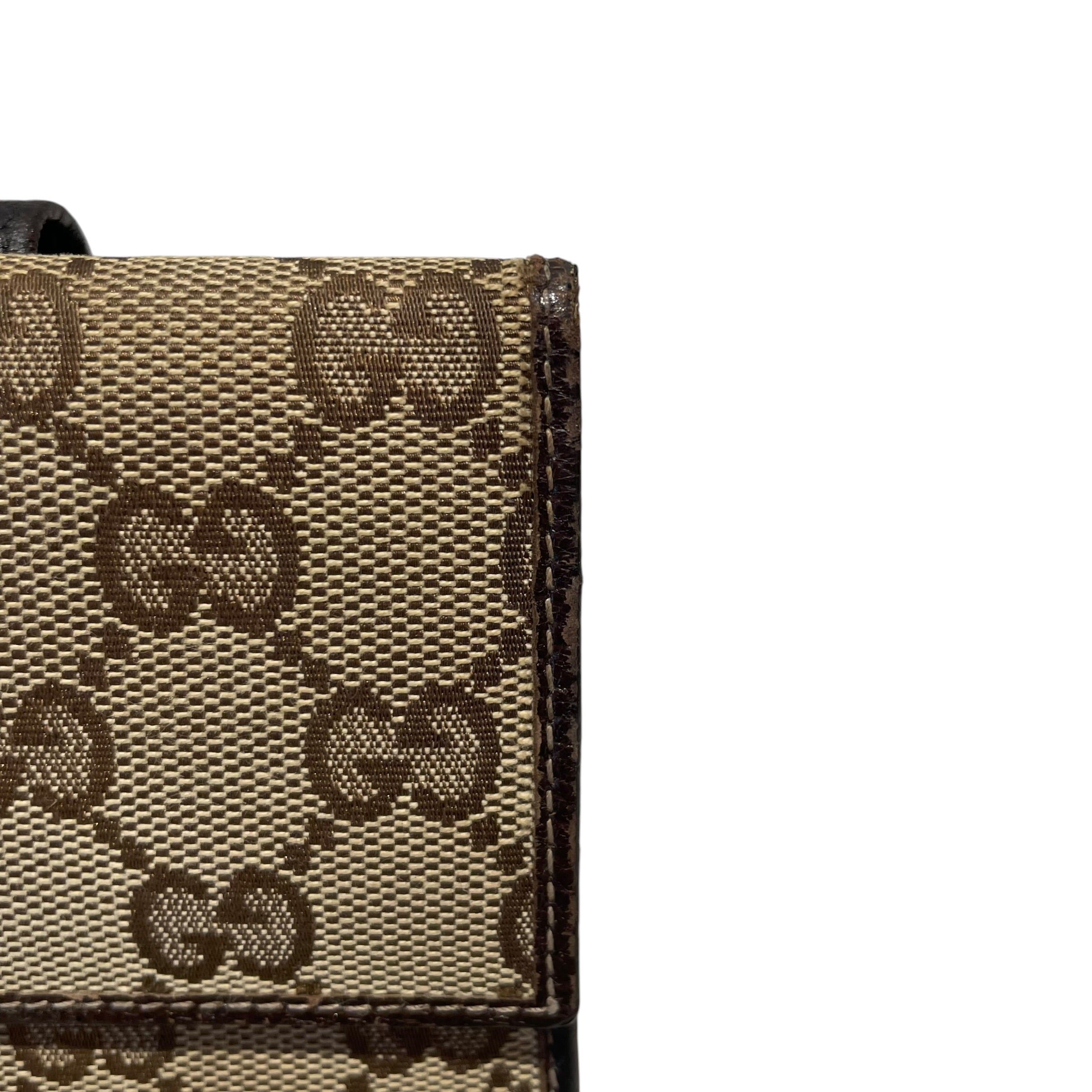 GUCCI/Bifold Wallet/BRW/L's/GG Canvas view 6