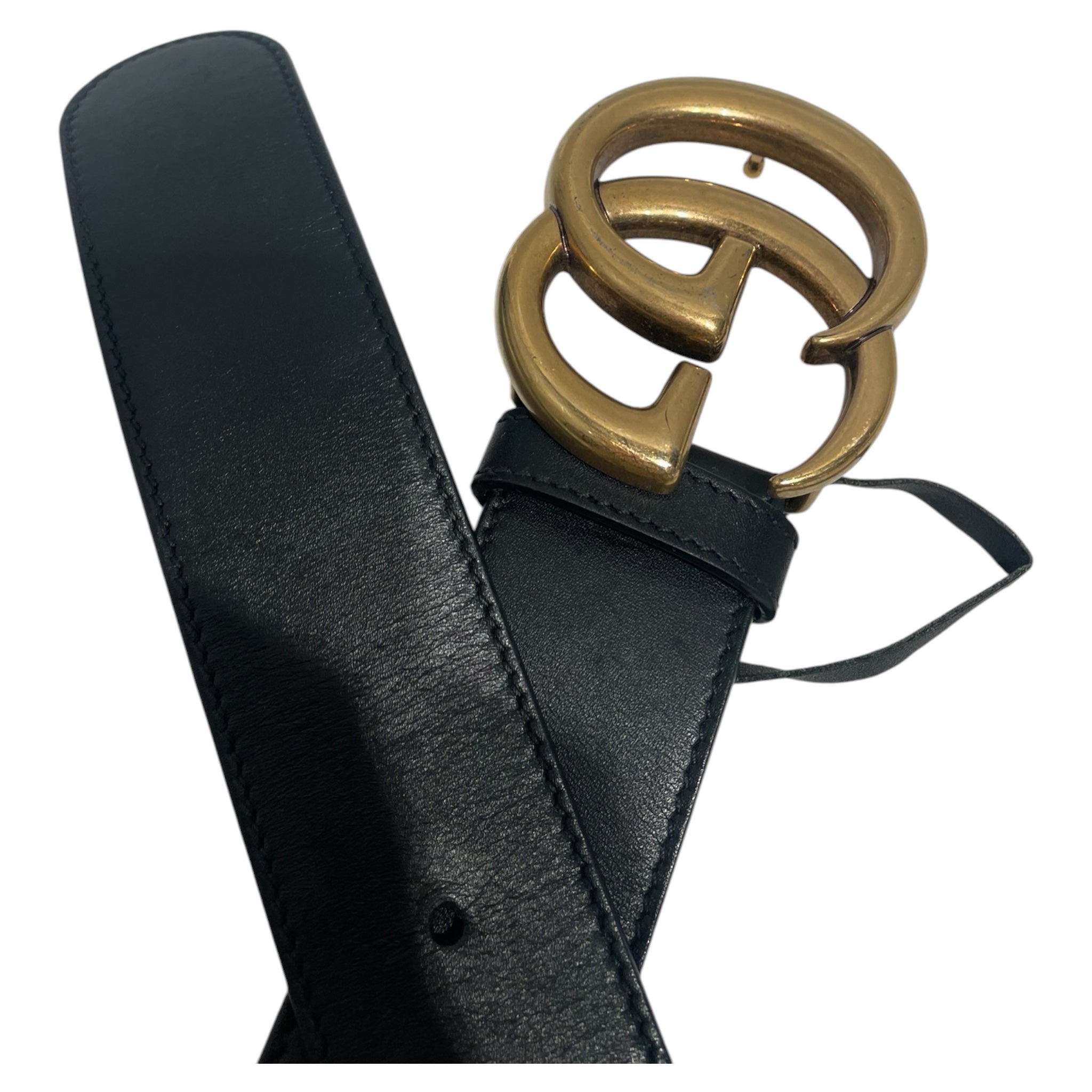 GUCCI/Belt/Leather/BLK/ view 2