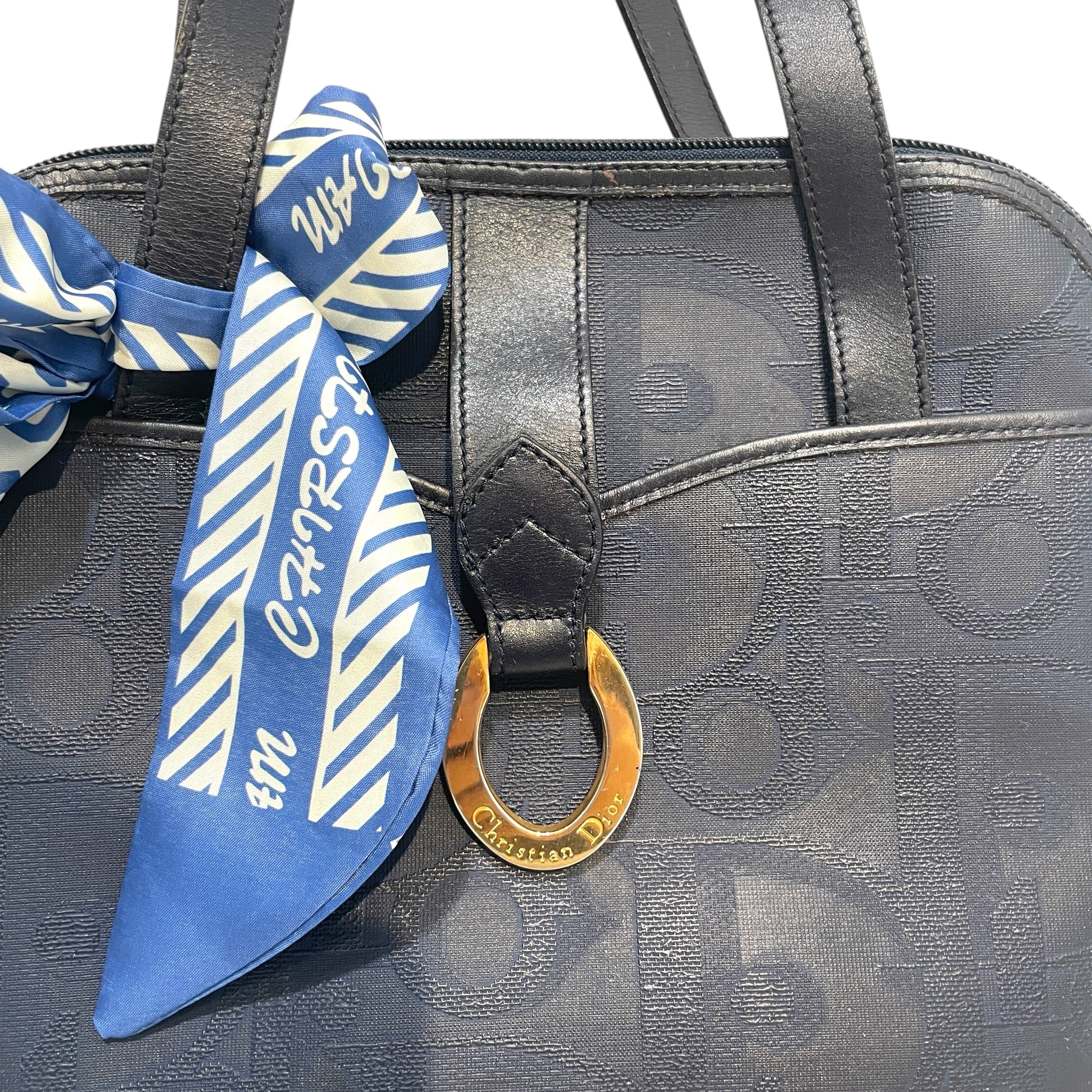 Christian Dior/Bag/Leather/BLU/SHoulder bag view 6