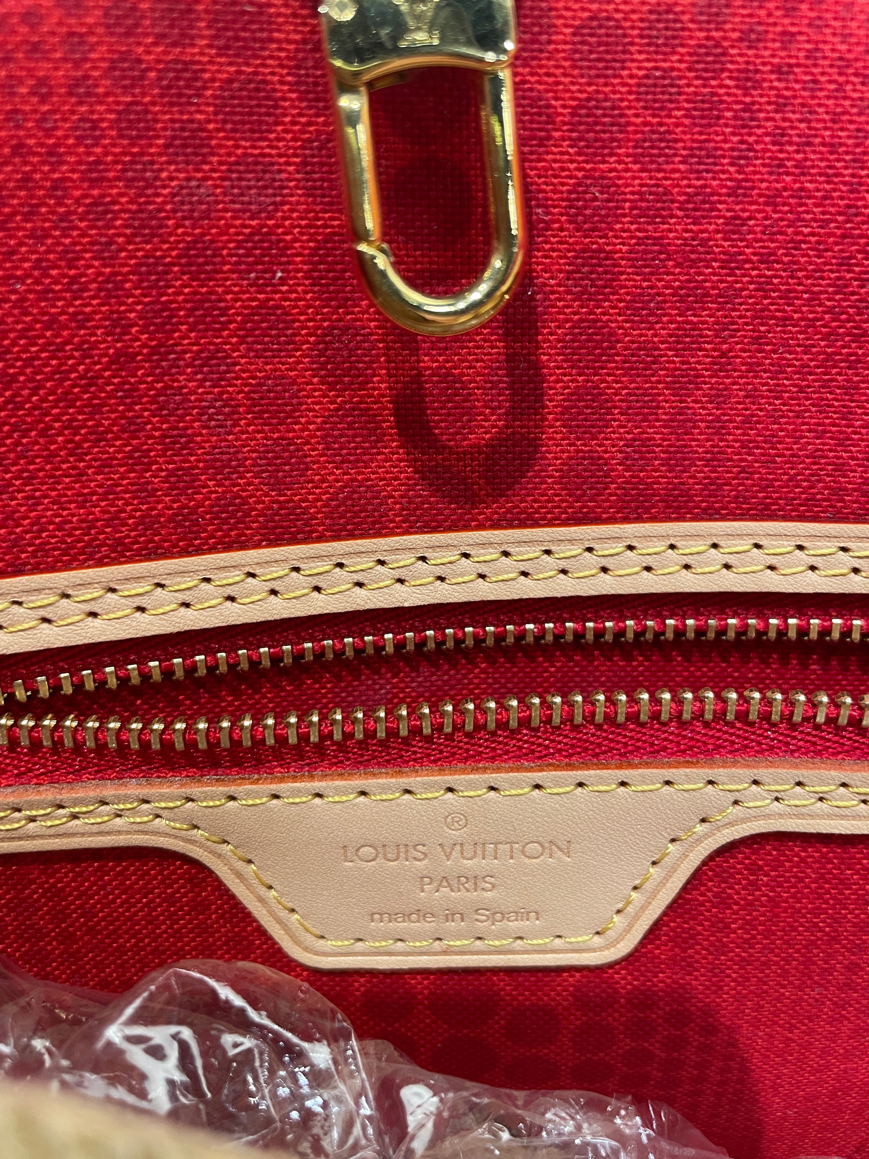 LOUIS VUITTON/Tote Bag/Monogram/Leather/BRW/NEVERFULL MM TOTE view 4