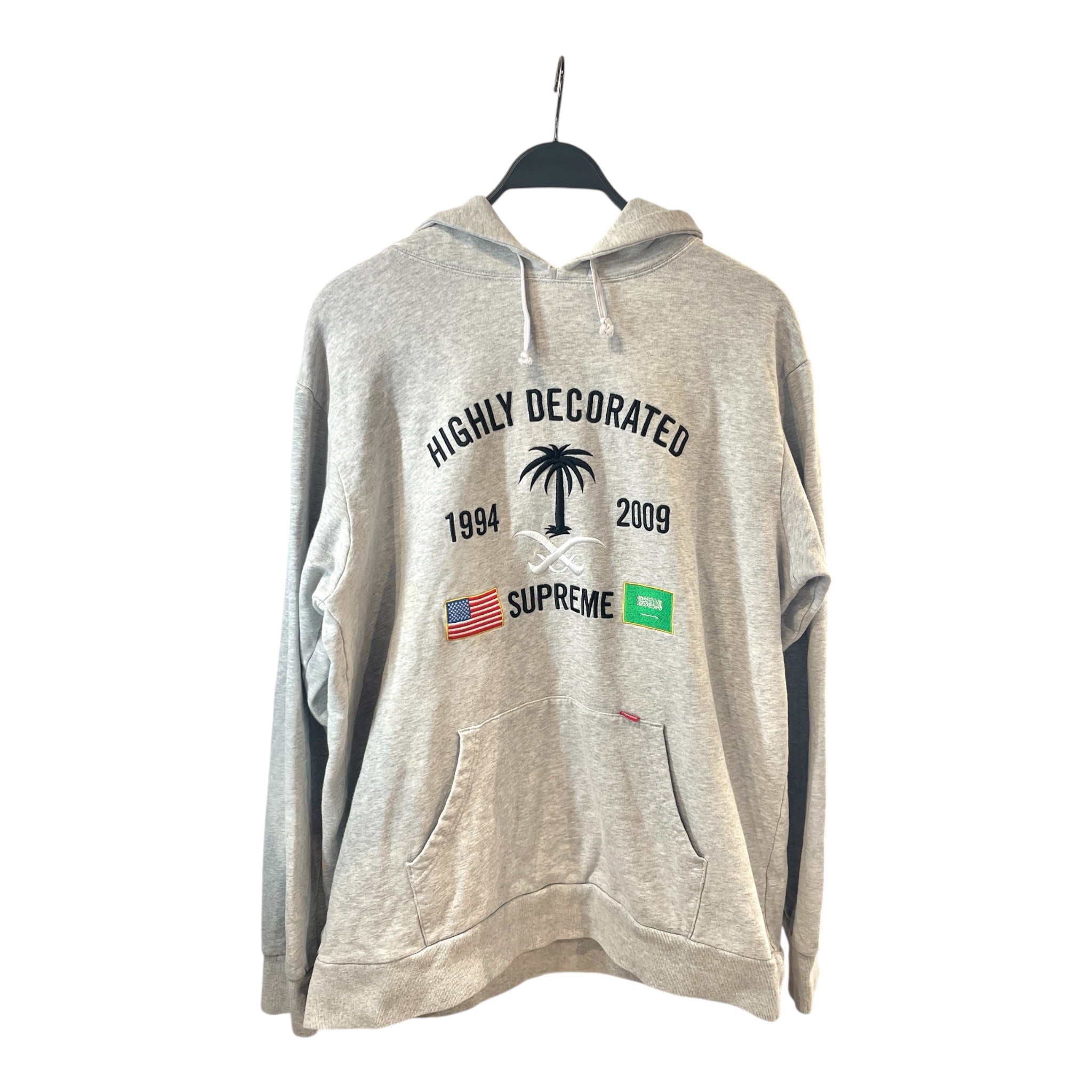Supreme/Hoodie/XL/Graphic/Cotton/GRY/Highly Decorated Hoodie view 1