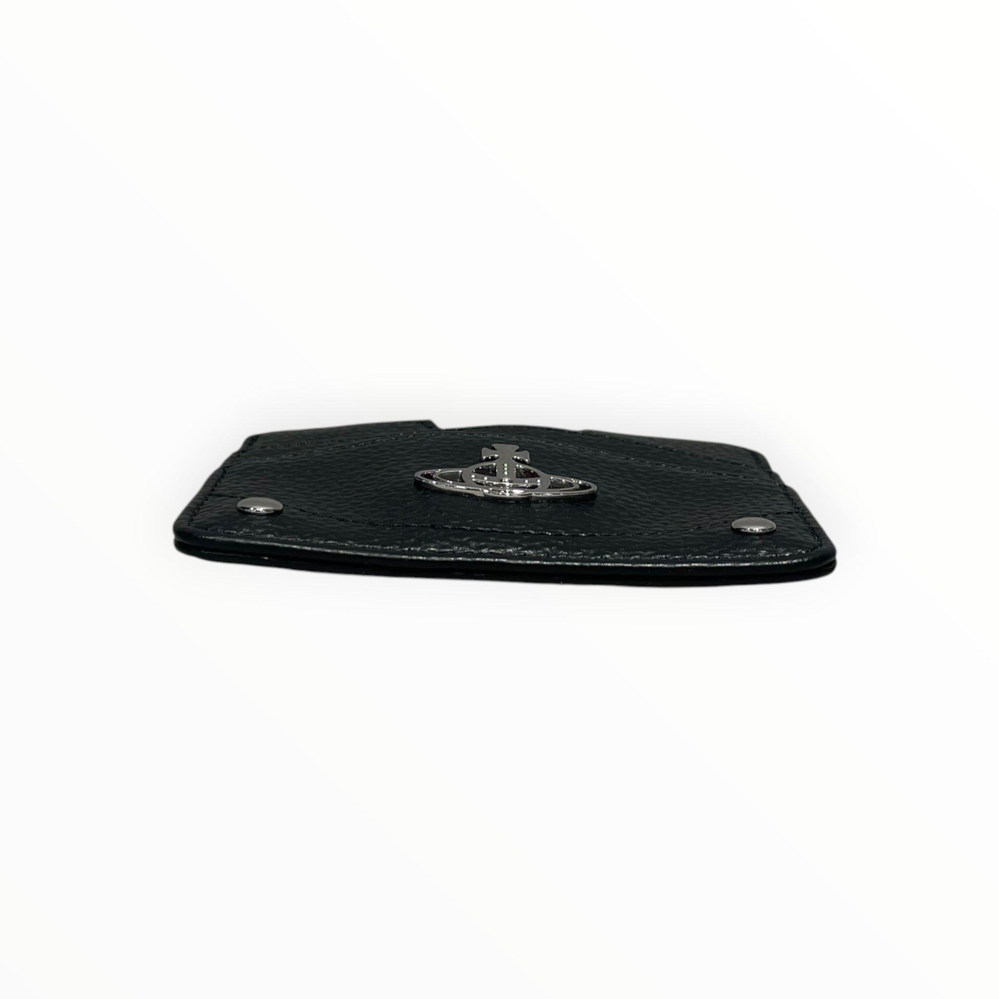 Vivienne Westwood/Wallet/Leather/BLK/L's/half moon card holder view 3