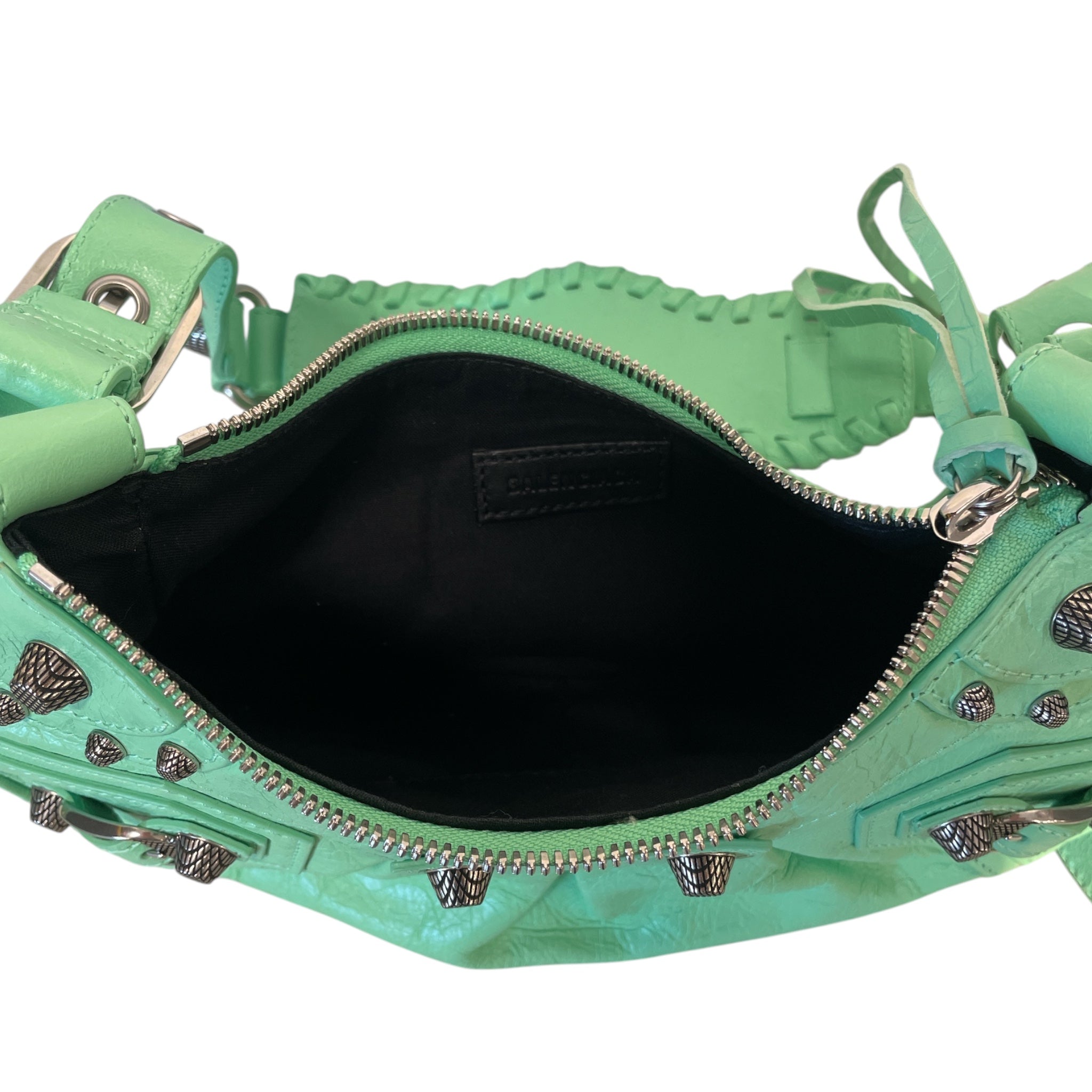 BALENCIAGA/Bag/Leather/GRN/TEAL LE CAGOLE XS view 2