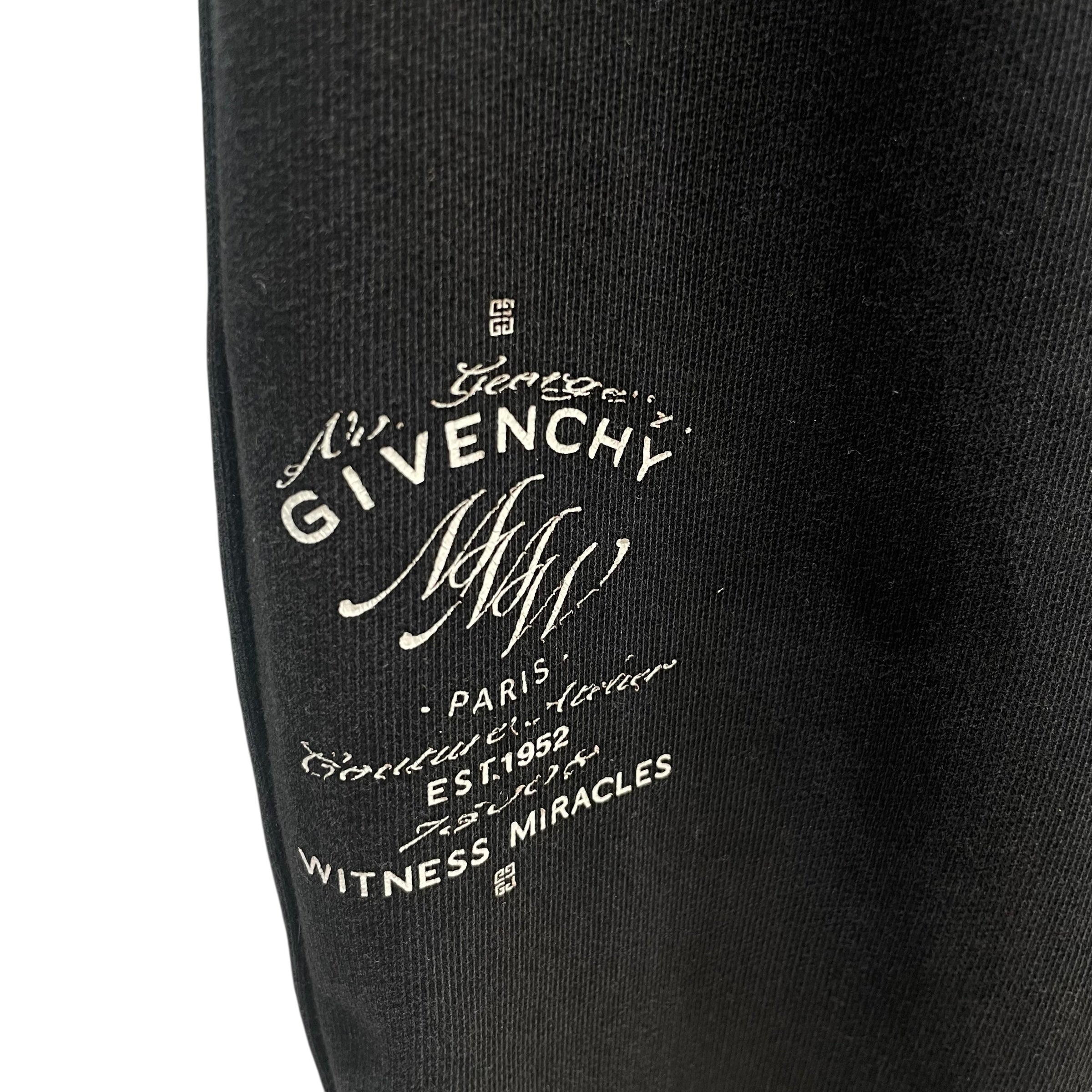 GIVENCHY/Pants/L/Cotton/BLK/"WITNESS MIRACLES" view 3