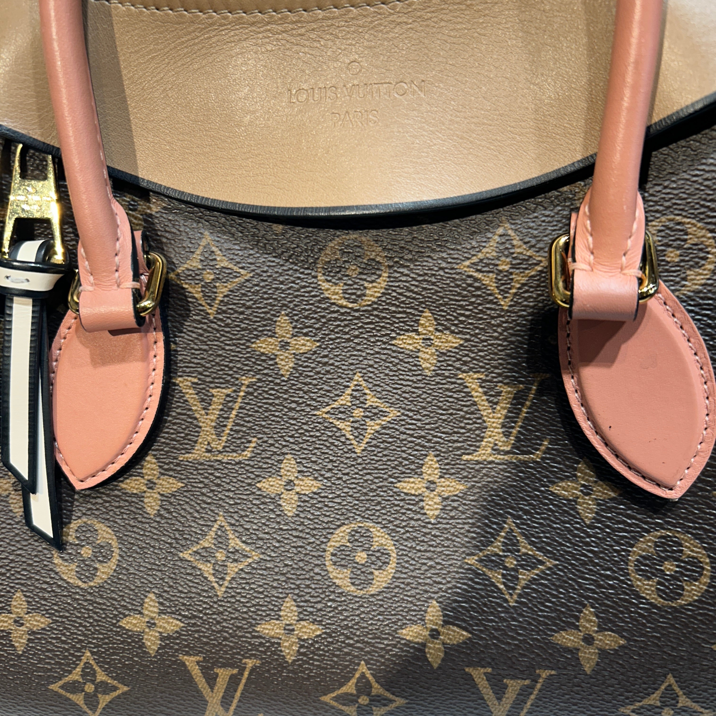 LOUIS VUITTON/Hand Bag/Monogram/Leather/BRW/Tuileries Handbag view 6