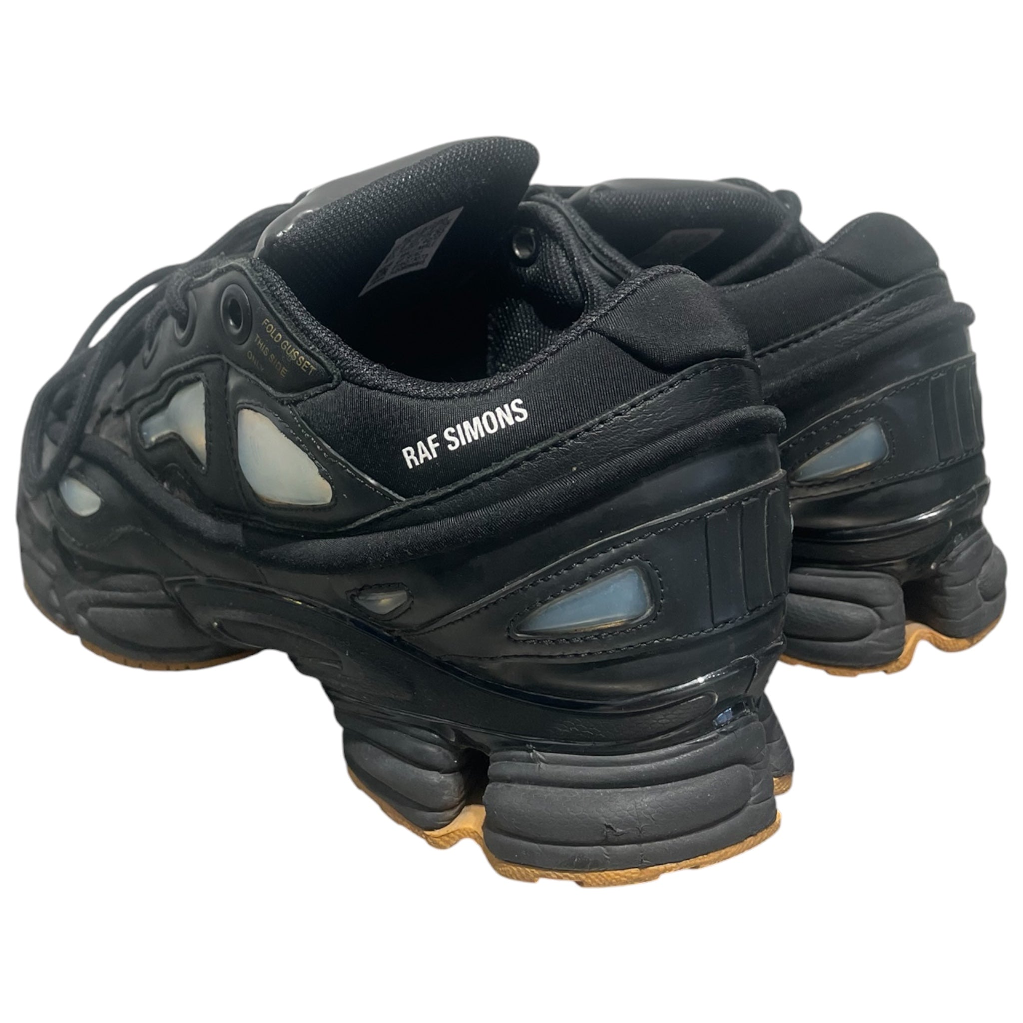 RAF SIMONS/Low-Sneakers/US 9.5/BLK/Ozweego BLK Gum Sole view 2