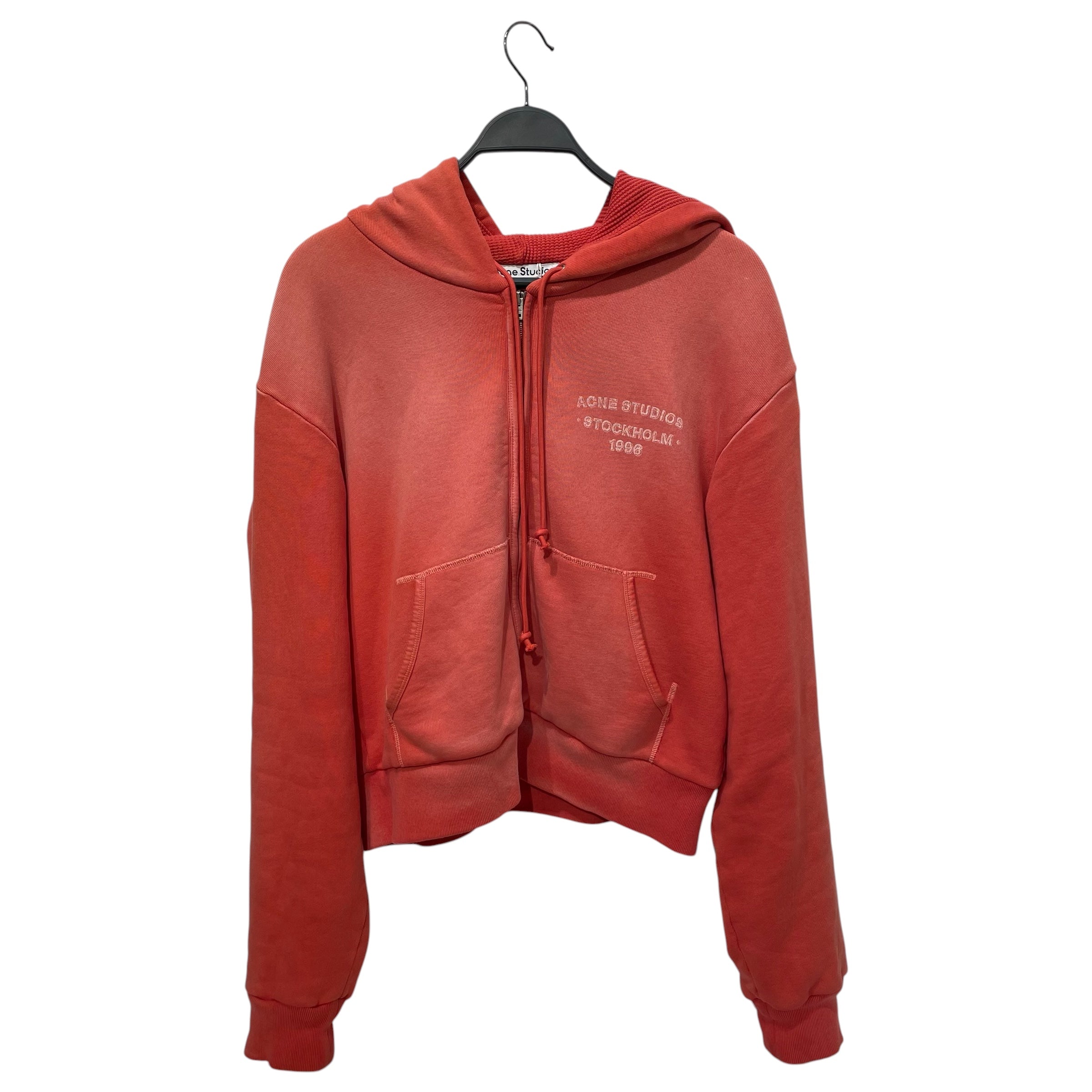 Acne Studios/Zip Up Hoodie/L/Cotton/PNK/SS 26 SPRAYED HOODIE view 1