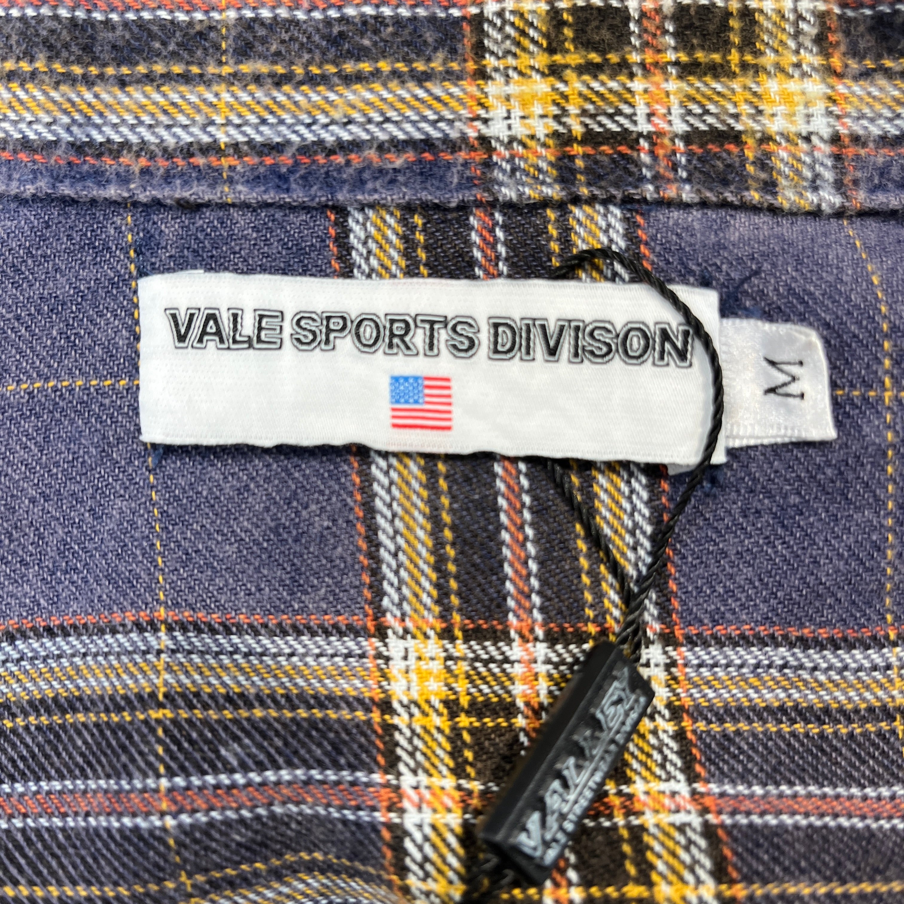 VALLEY/Flannel Shirt/M/Cotton/IDG/Plaid/rhiestone view 3