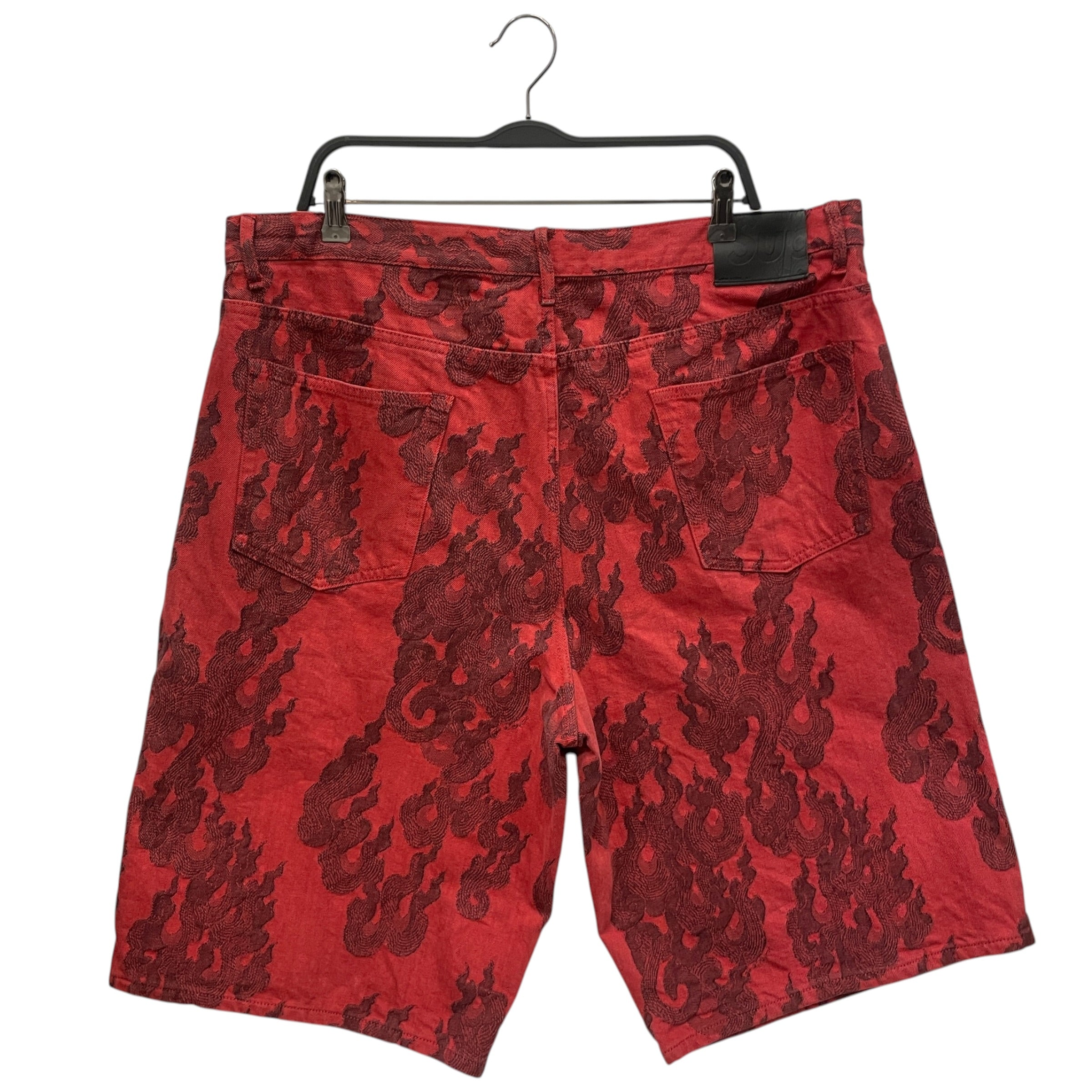 Supreme/Shorts/38/Denim/RED/All Over Print/JACQUARD view 2
