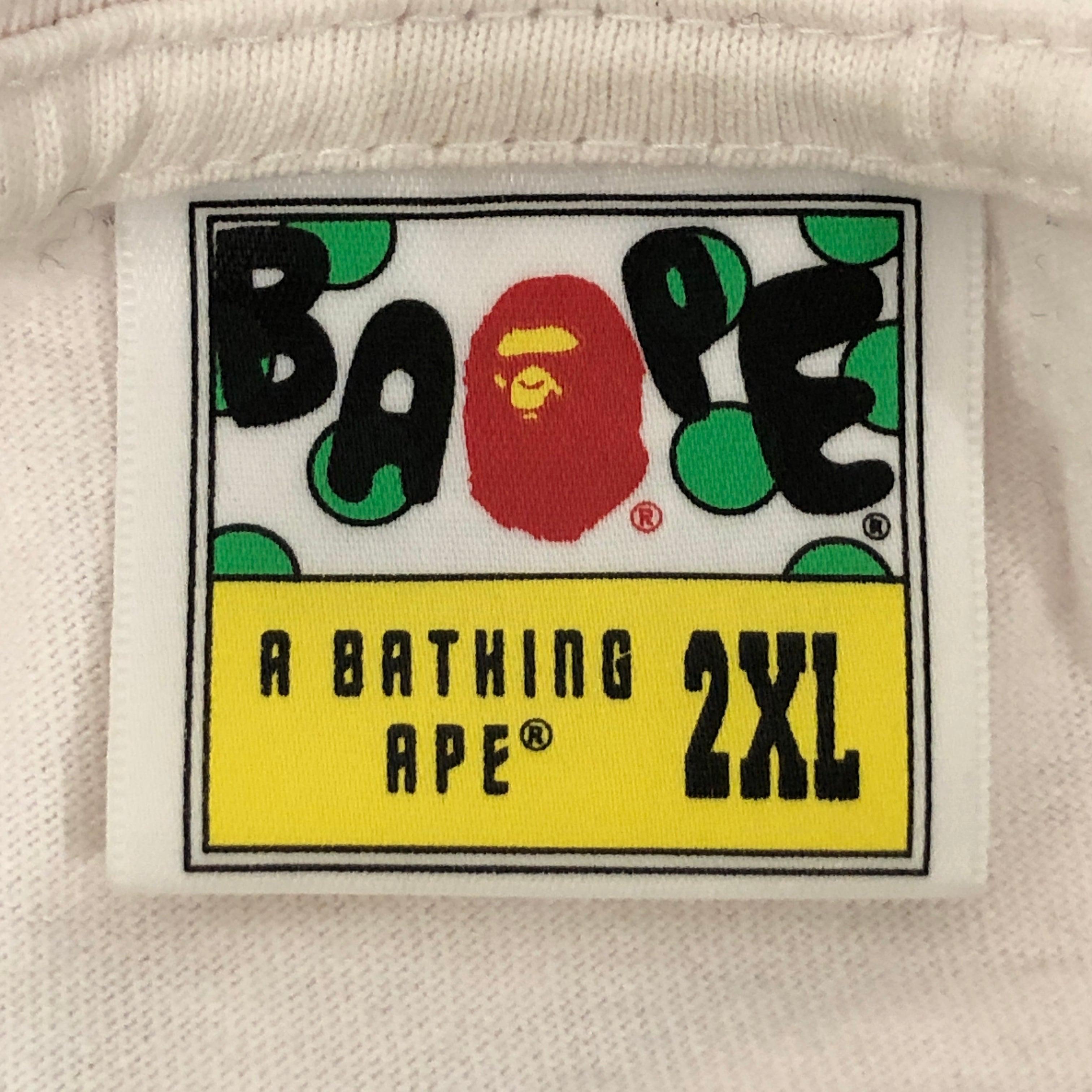 A BATHING APE/T-Shirt/XXL/Cotton/WHT/Wiz Khalifa view 3