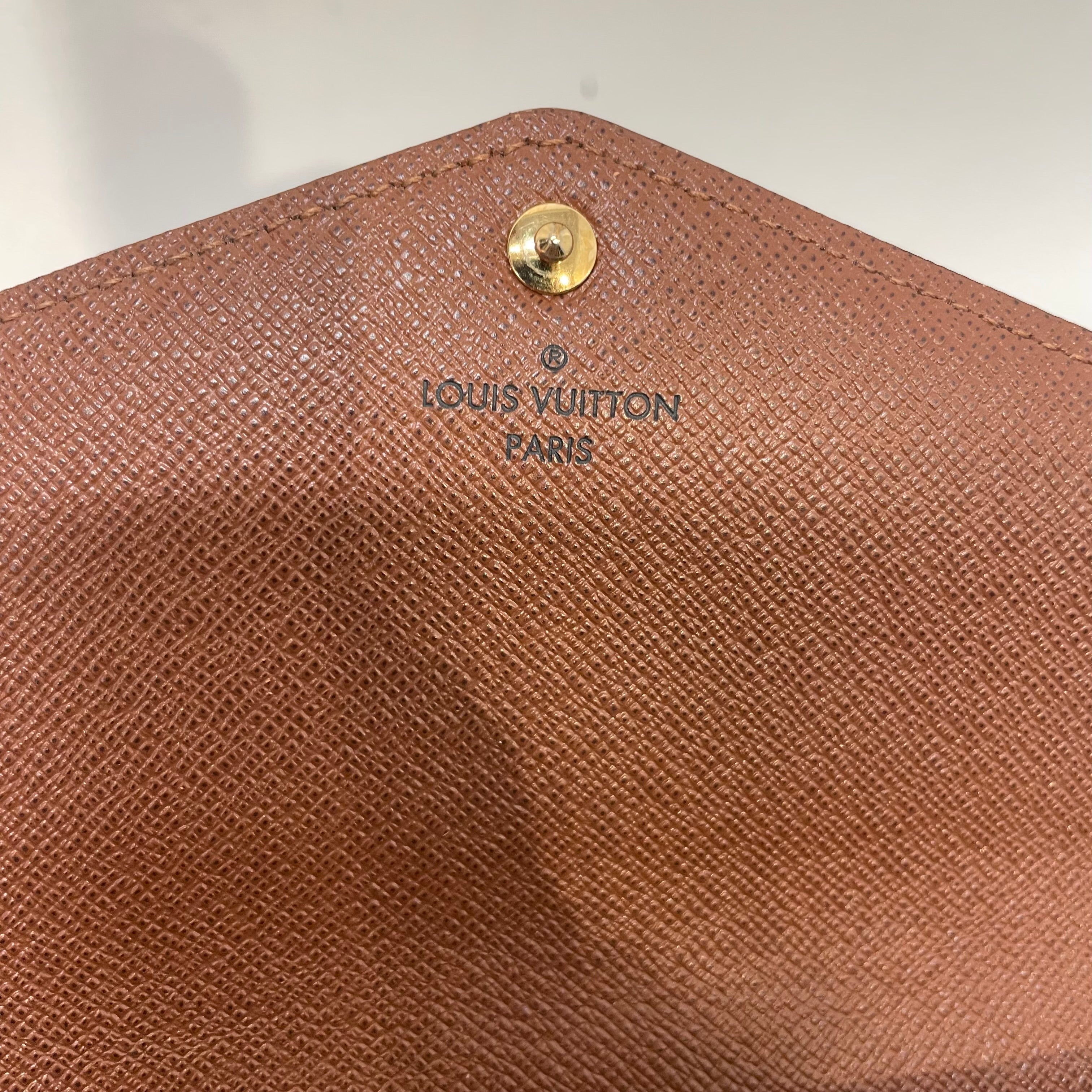LOUIS VUITTON/Long Wallet/Monogram/Leather/BRW/M's/ view 6