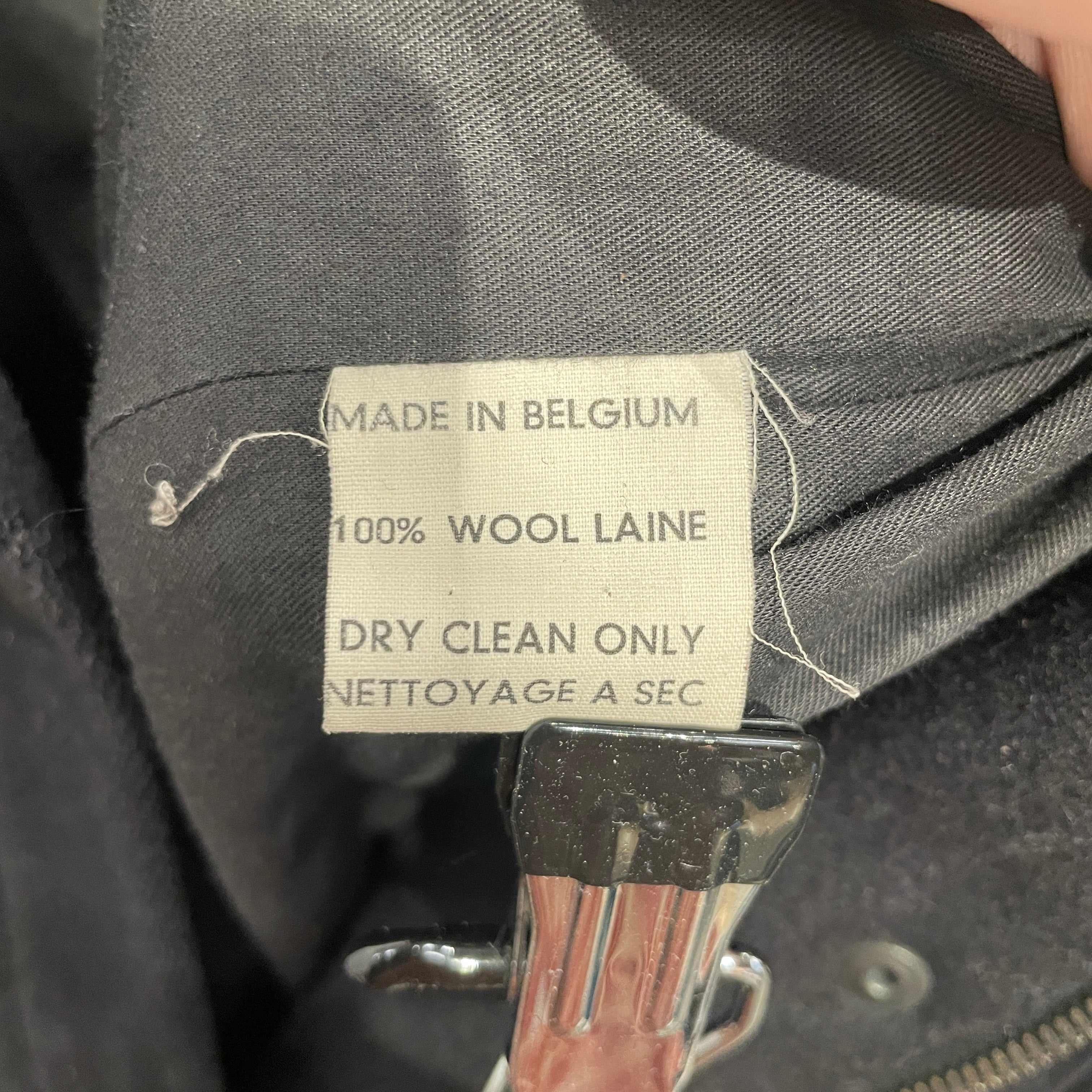 VERONIQUE BRANQUINHO/Jacket/40/Wool/BLK/ view 4
