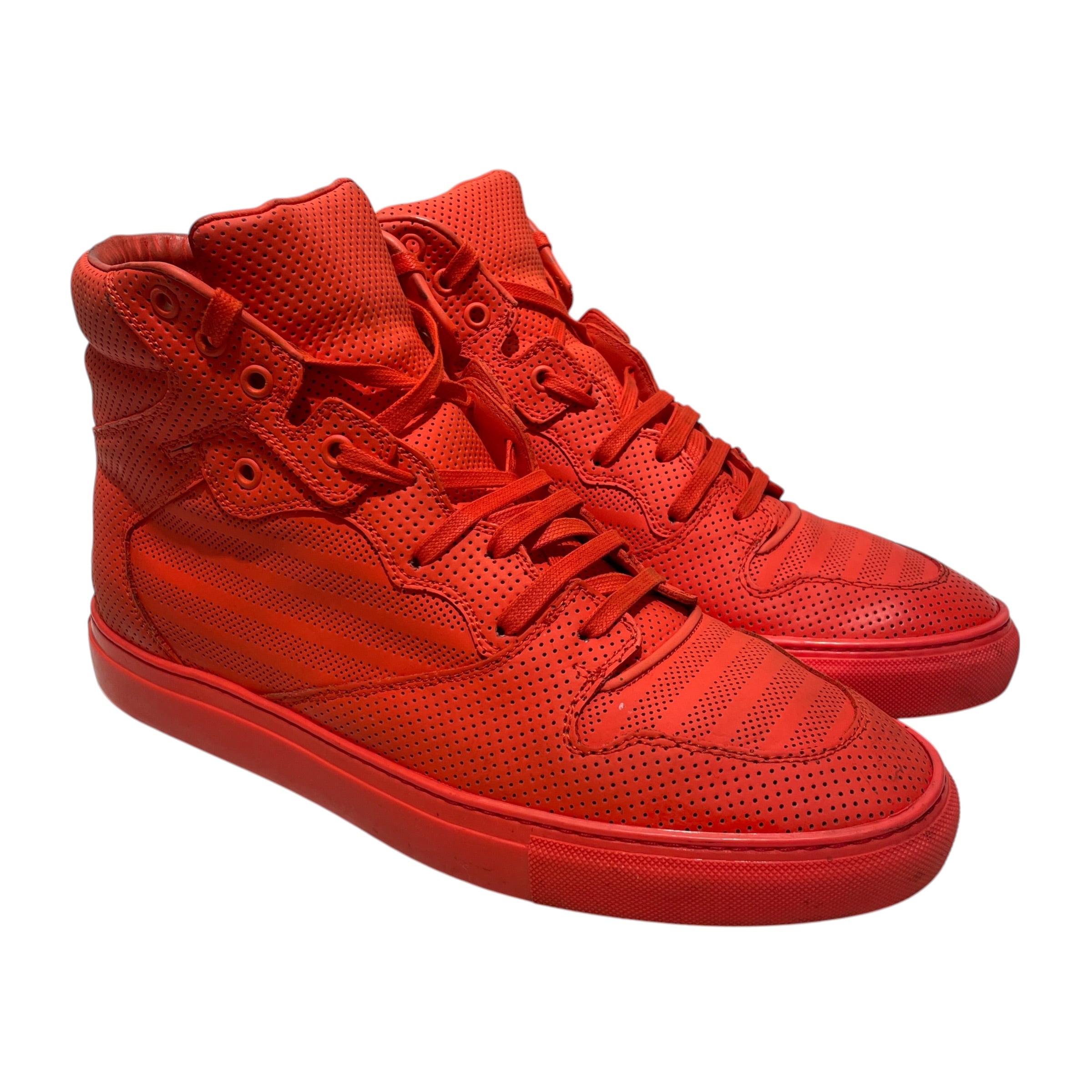 BALENCIAGA/Hi-Sneakers/EU 44/Leather/ORN/PERFORATED HIGH view 1
