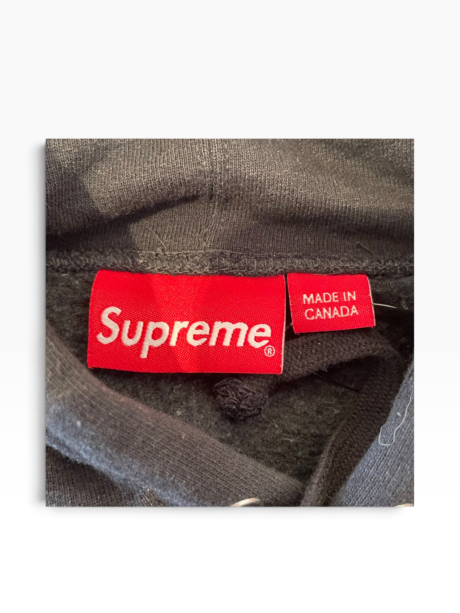 Supreme/Hoodie/M/Cotton/BLK/ view 2