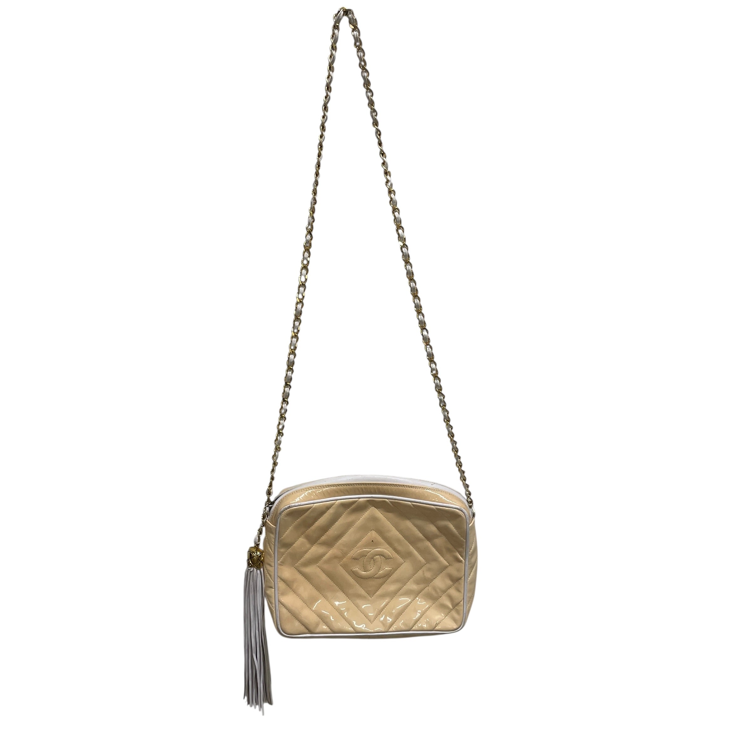 CHANEL/Cross Body Bag/Leather/CRM/4kwc36m view 1