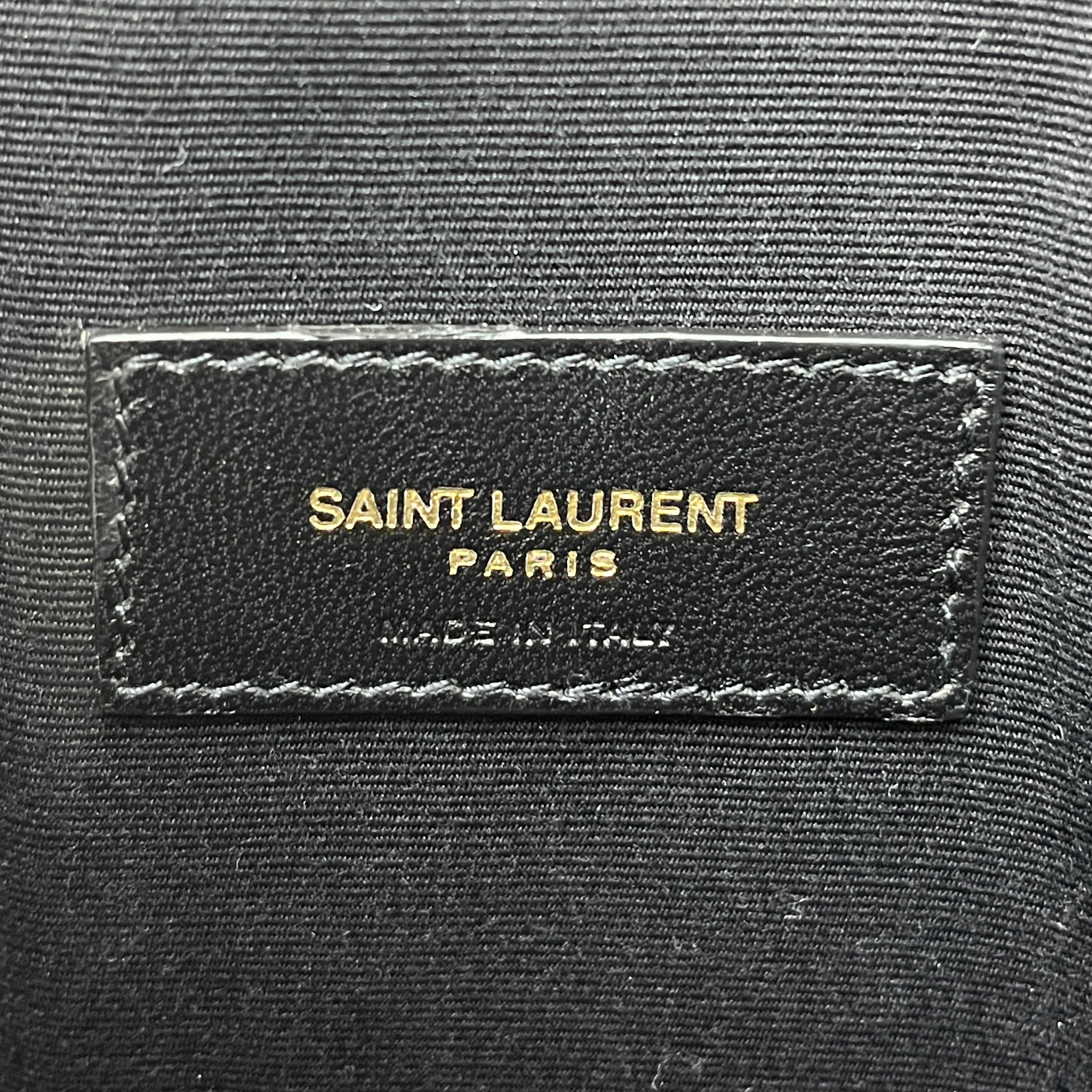 SAINT LAURENT/Clutch Bag/Leather/BLK/CAVIER UPTOWN CLUTCH view 4