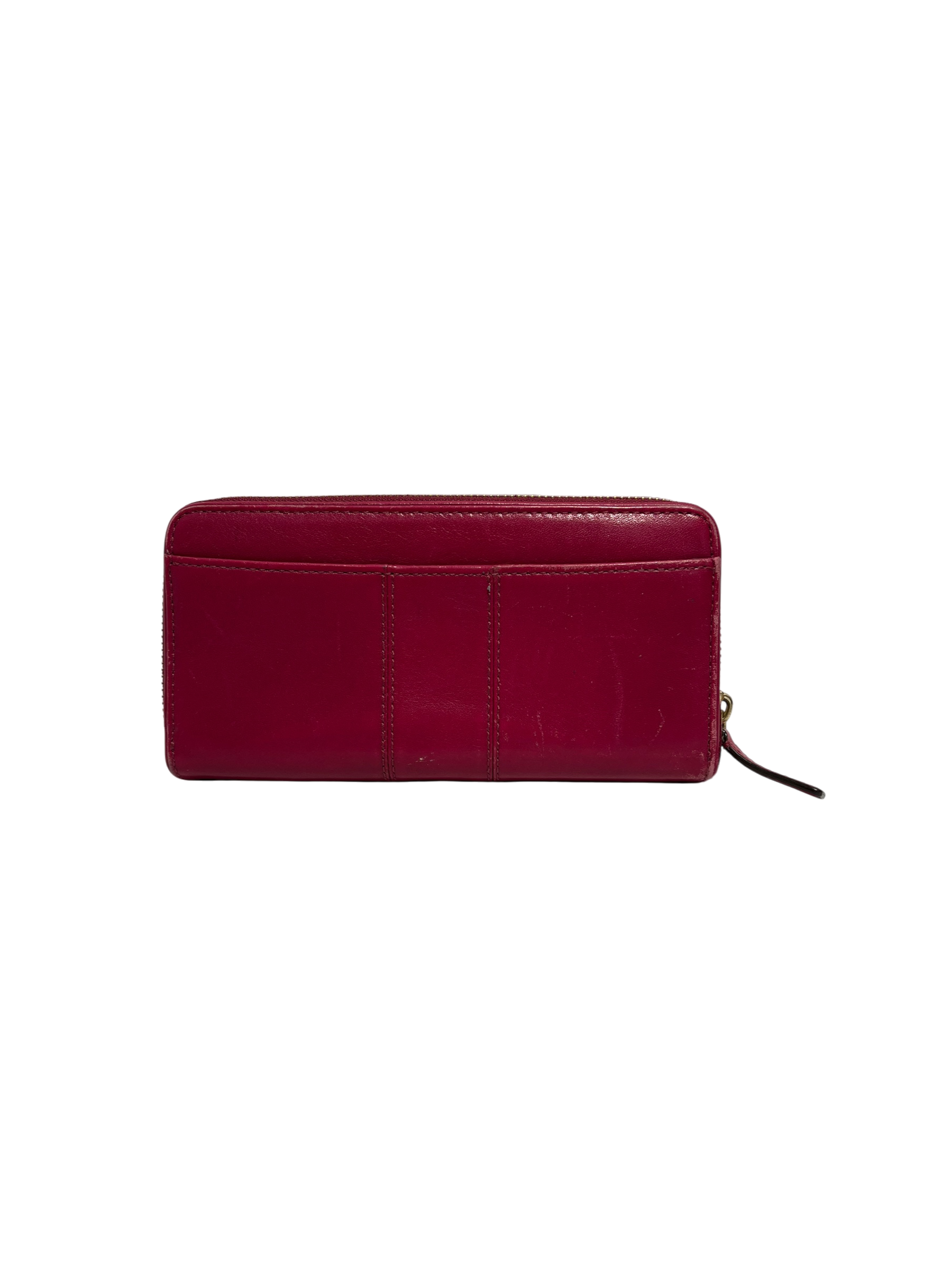 COACH/Long Wallet/Leather/PNK/L's/ view 2