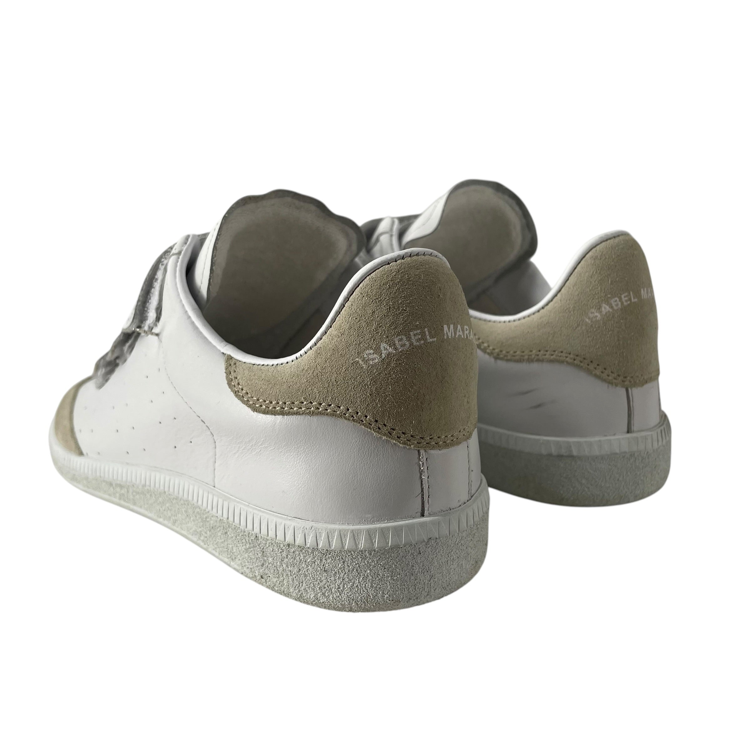 ISABEL MARANT/Low-Sneakers/EU 38/Leather/WHT/BETH SUNSET STRAPS view 3