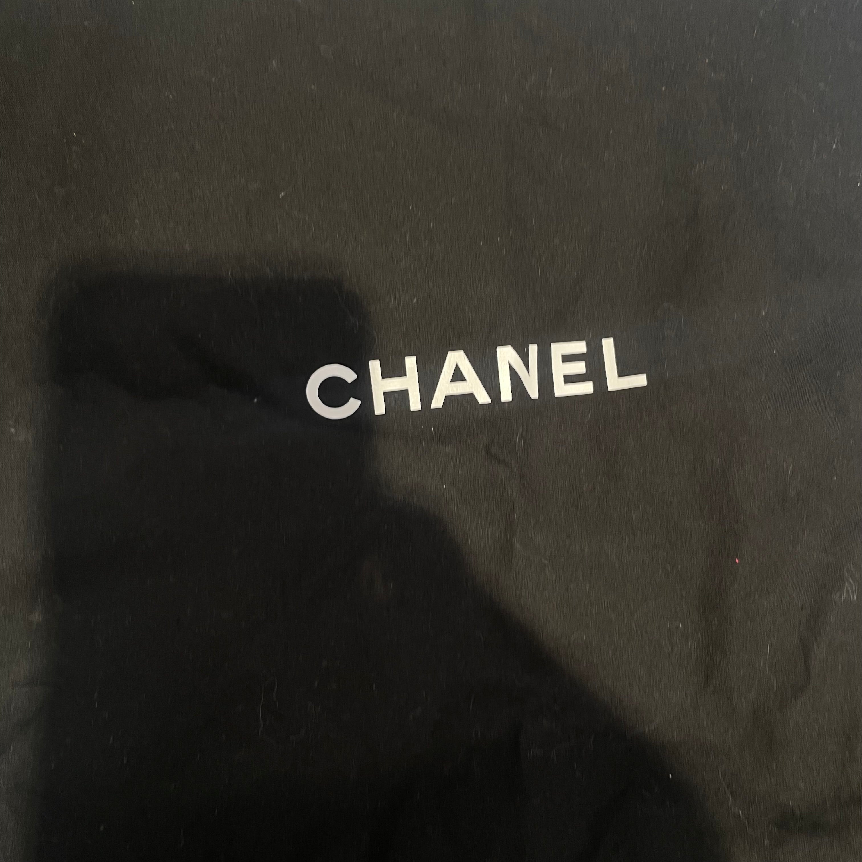 CHANEL/Cross Body Bag/Leather/NVY/fix view 6