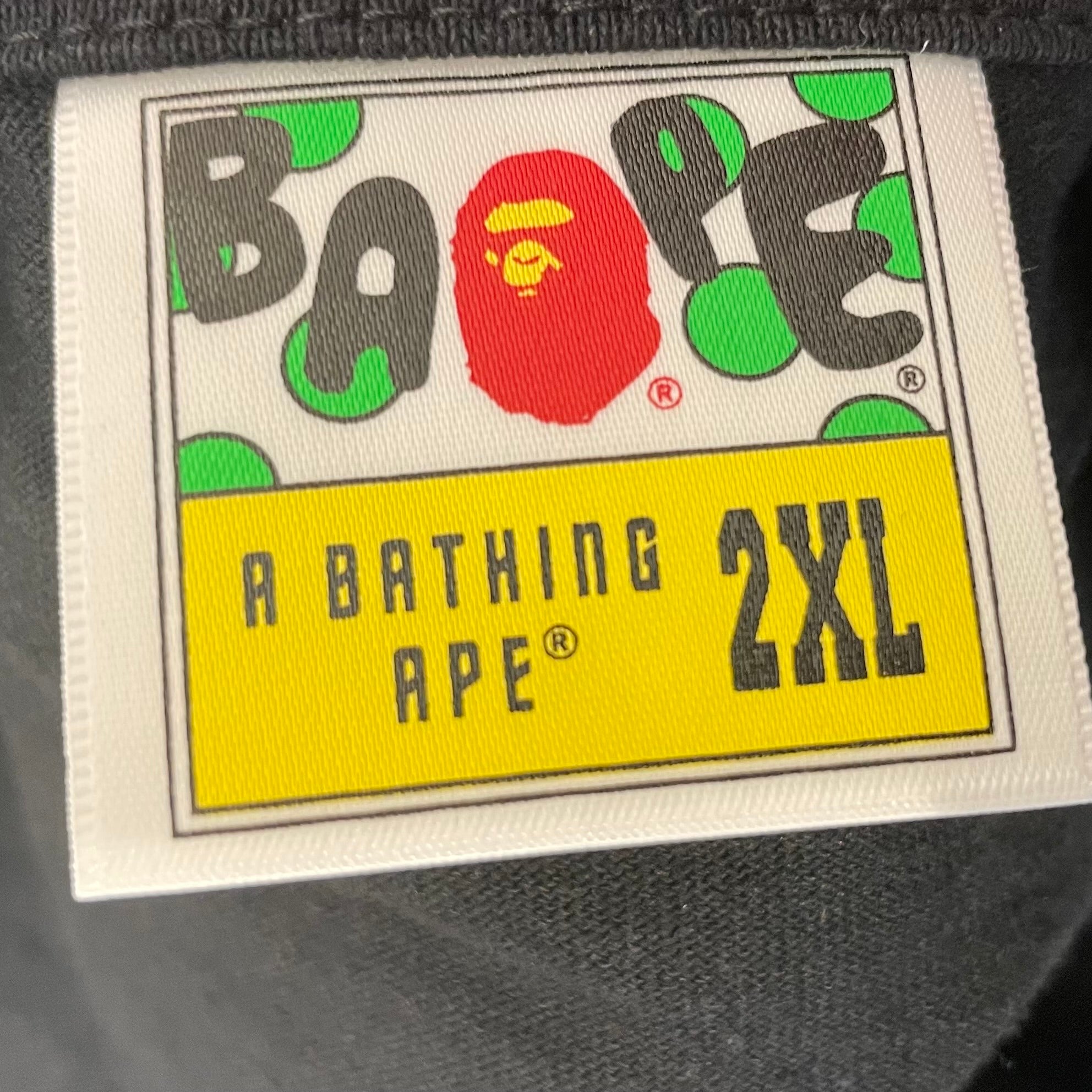 A BATHING APE/T-Shirt/XXL/Cotton/BLK/Graphic/A BATHING APE SWARVORSKI TEE view 3