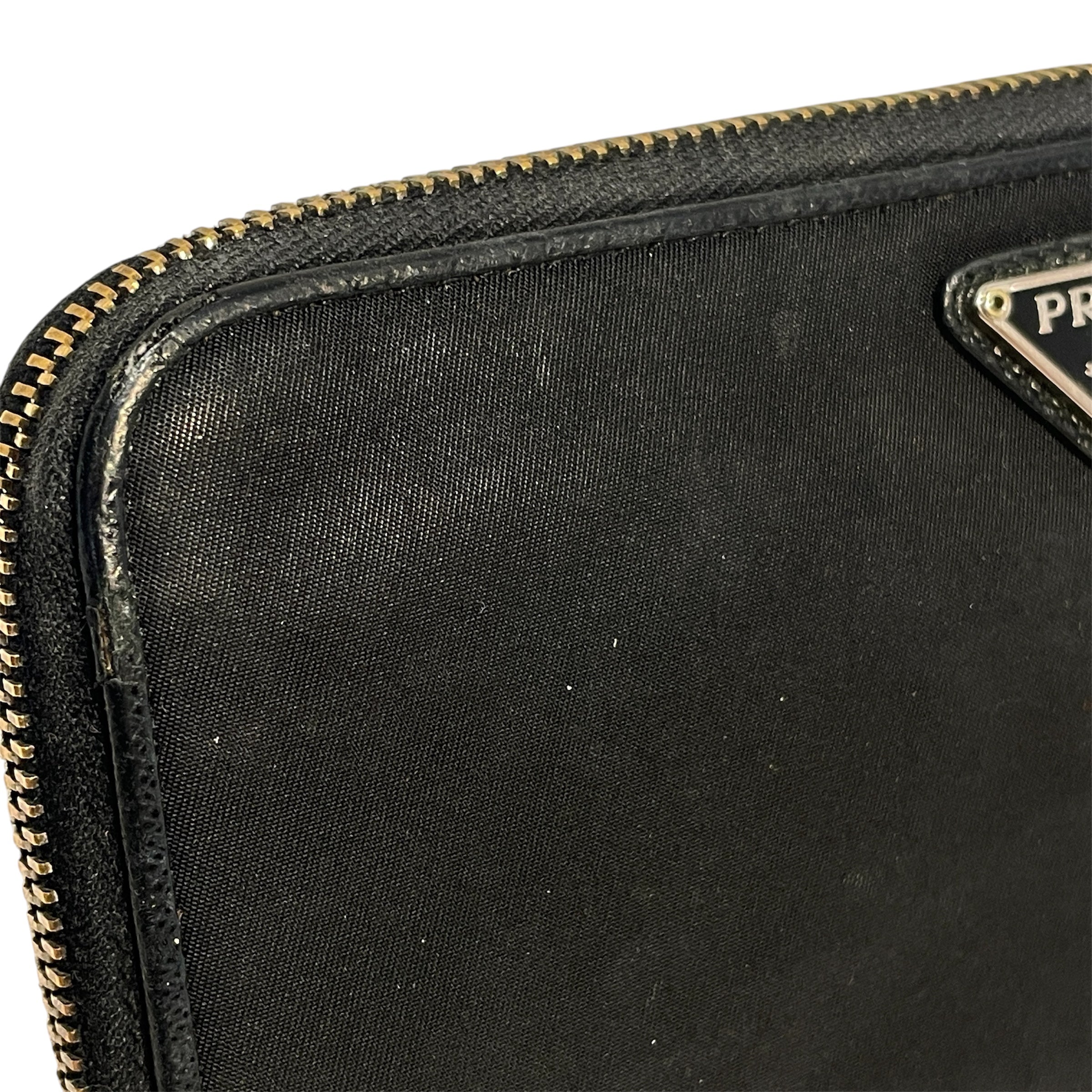 PRADA/Long Wallet/Nylon/BLK/Nylon Long Wallet view 6