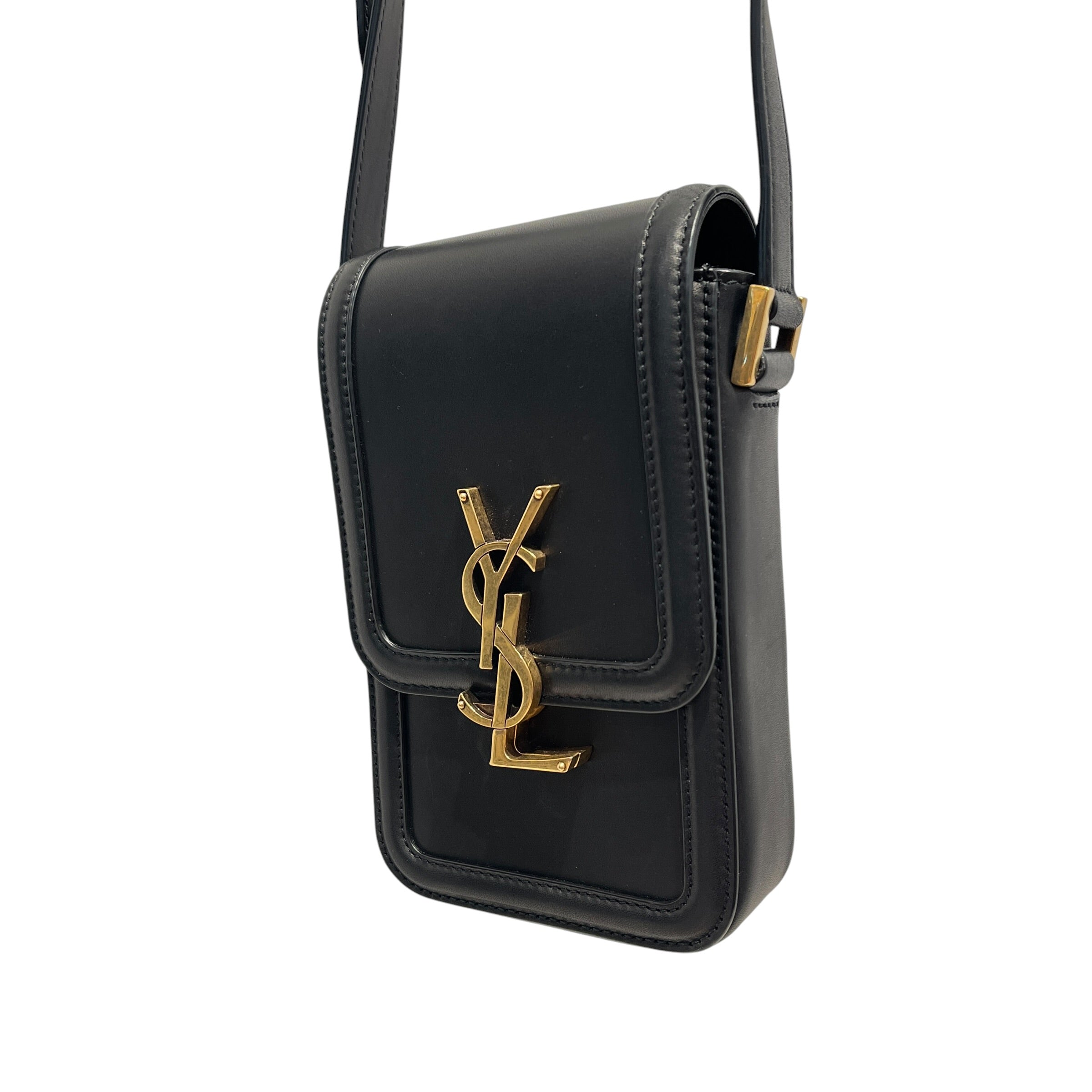 YVES SAINT LAURENT/Hand Bag/Leather/BLK/SOLFERINO view 12