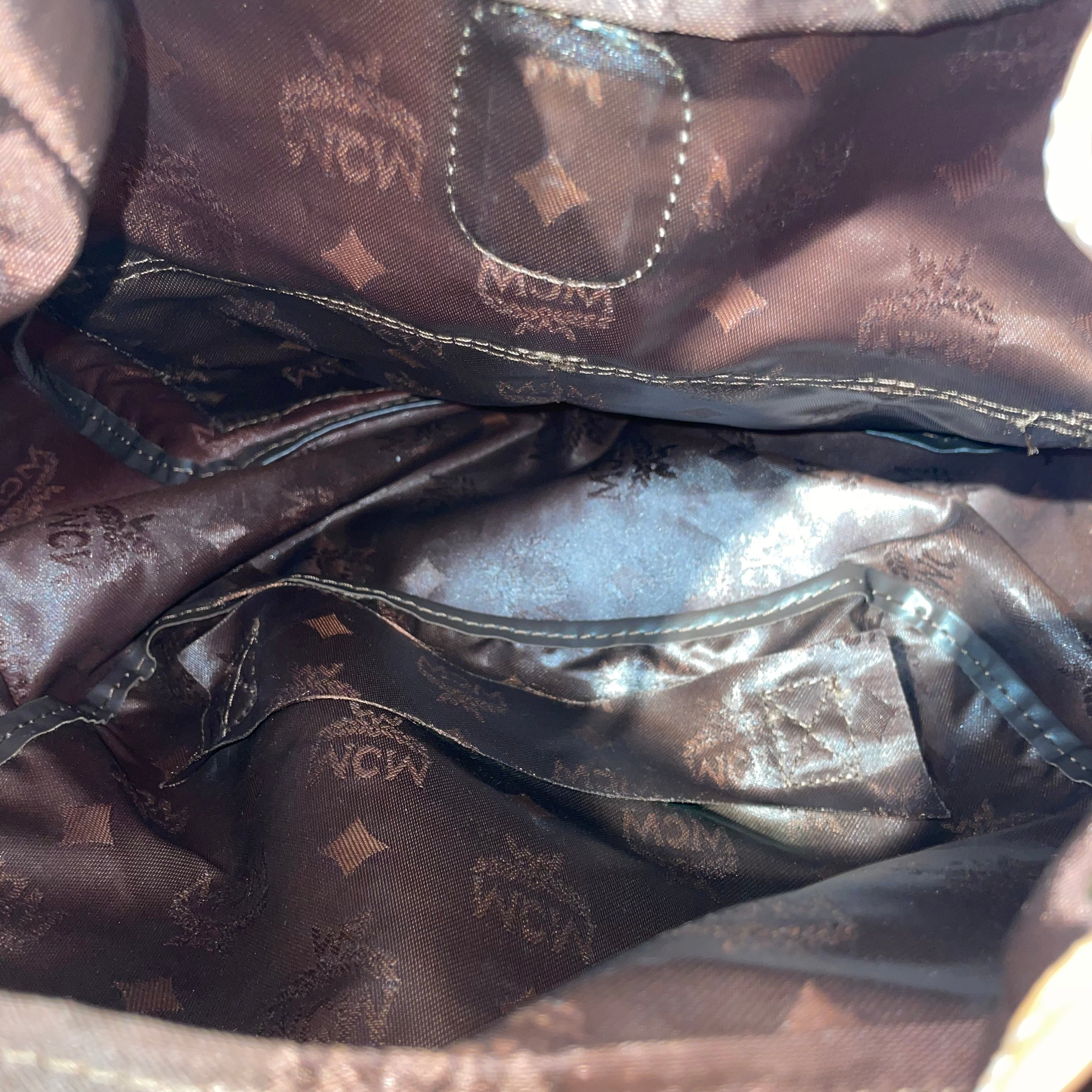 MCM/Backpack/Monogram/Nylon/BRW/MCM BOOKBAG BELT STRAP view 4